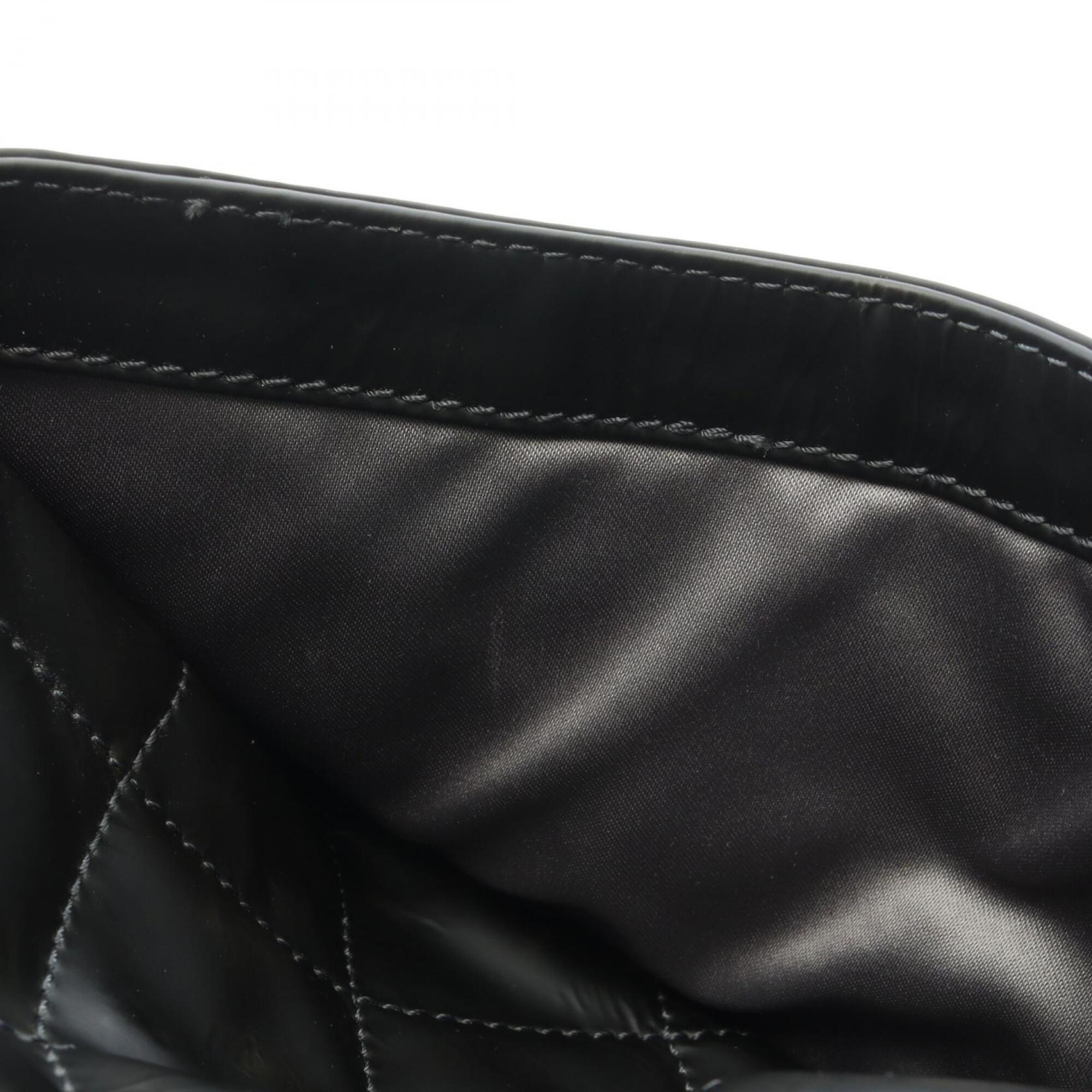 Chanel Black Leather Handbag Tote Bag (Pre-Owned)