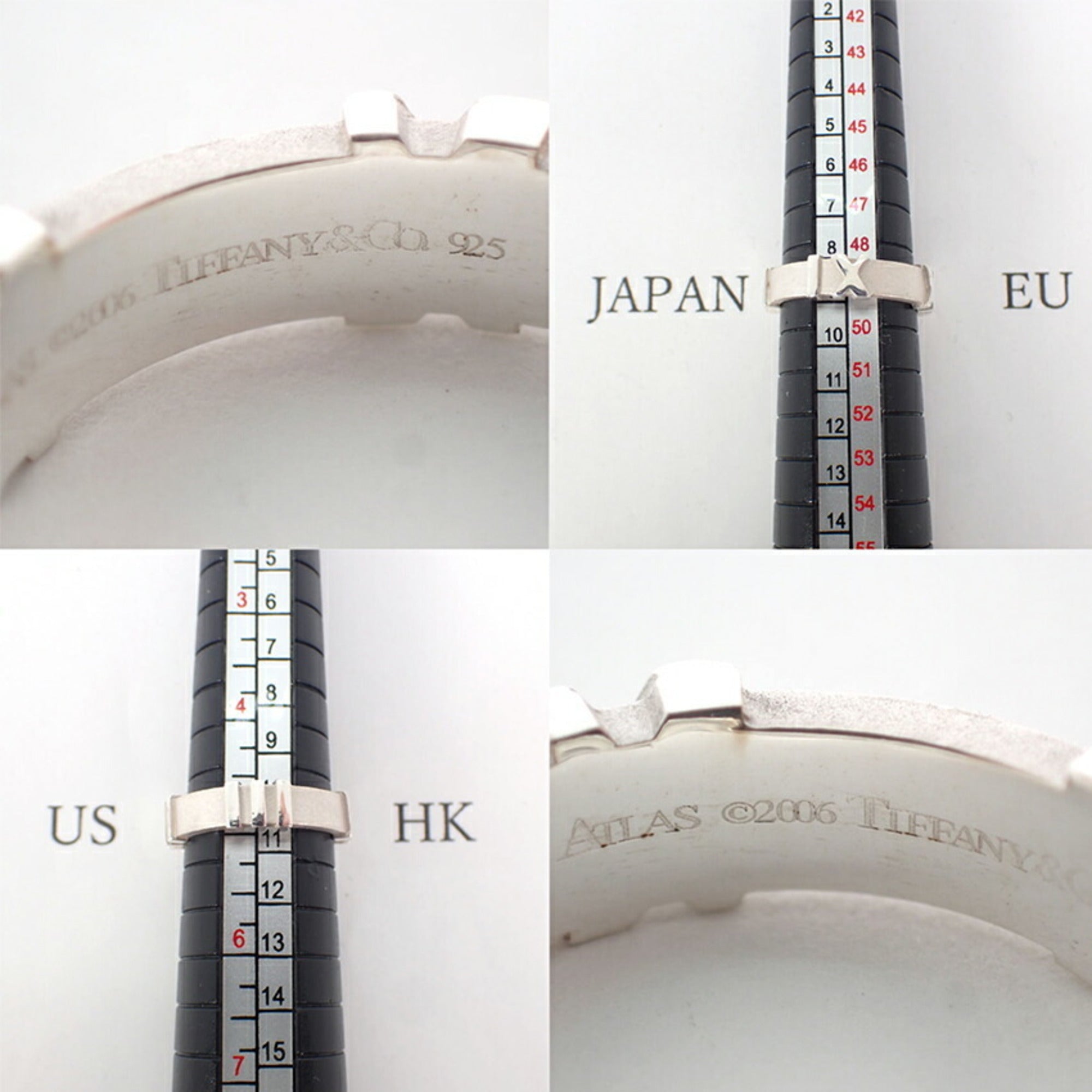 Tiffany Sterling Silver 925 Band Ring (Pre-Owned)