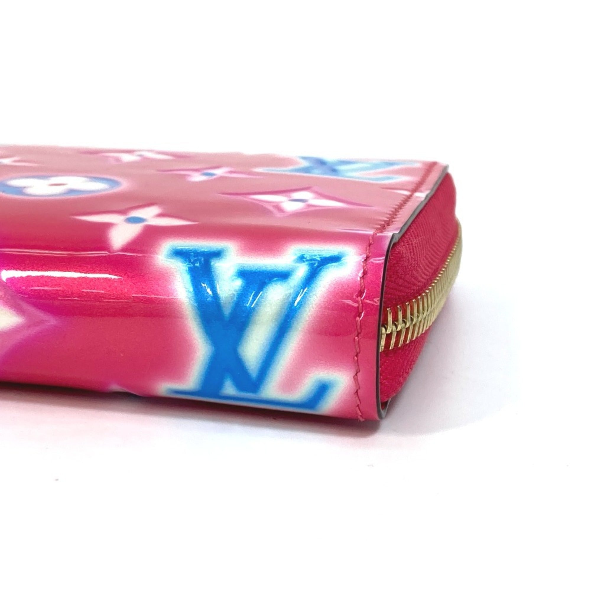 Louis Vuitton Monogram Vernis Pink Monogram Vernis Long Wallet (Bi-Fold) (Pre-Owned)