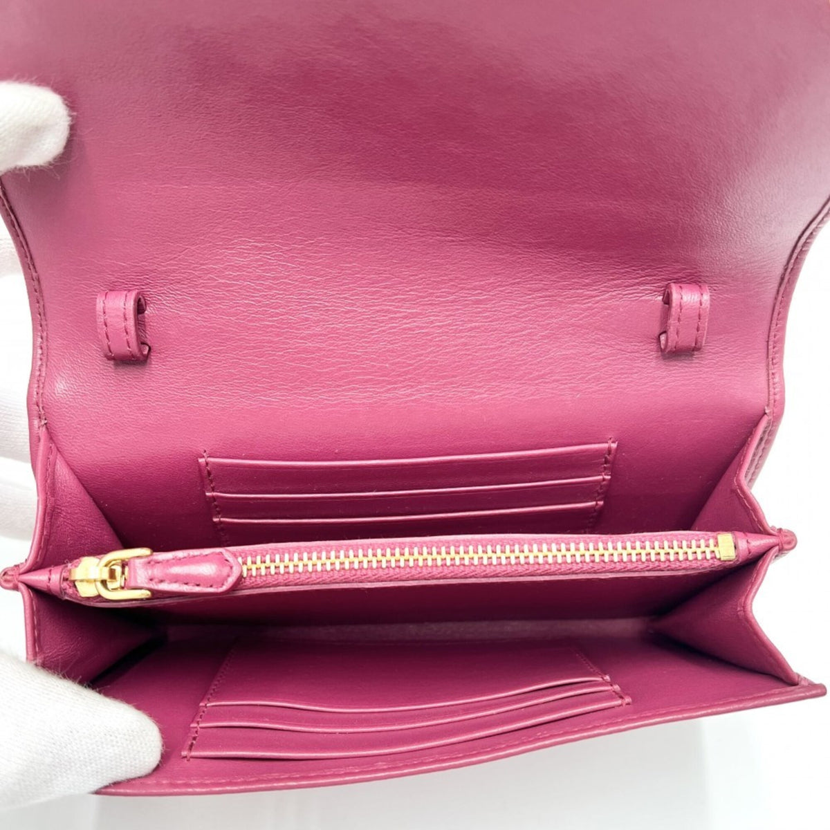 Prada Pink Nylon Leather Shoulder Bag (Pre-Owned)