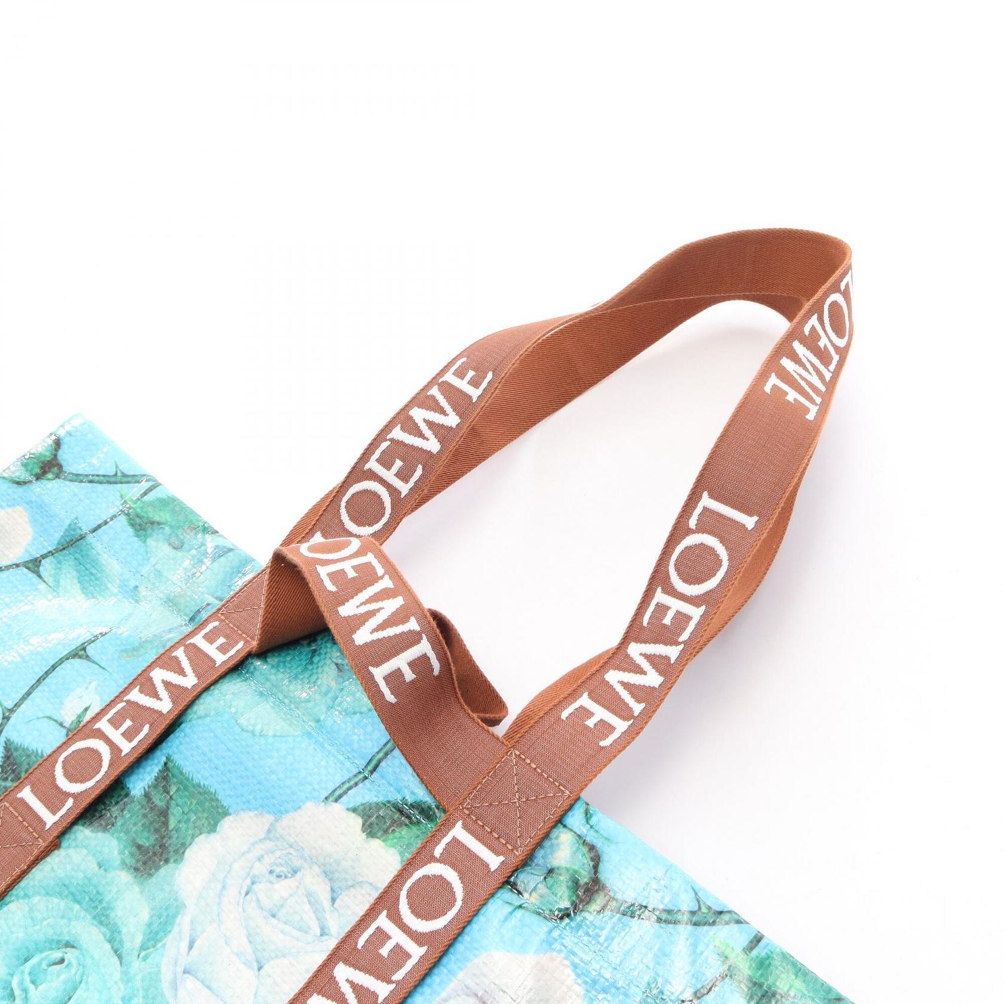 Loewe Multi-Color Vinyl Canvas Handbag Tote Bag (Pre-Owned)