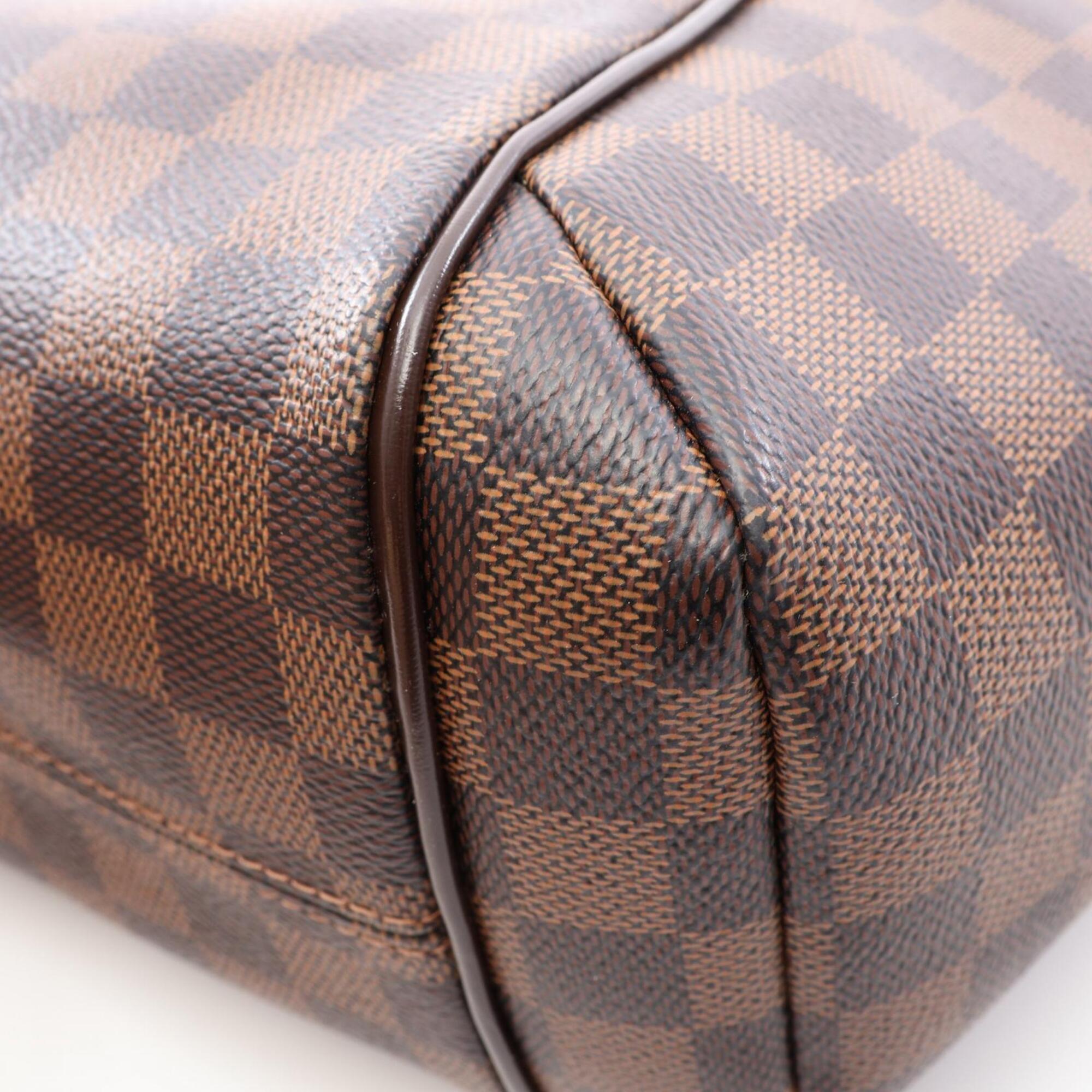 Louis Vuitton Brown Ebene Coated Canvas Pvc Damier Canvas Leather Handbag Tote Bag (Pre-Owned)