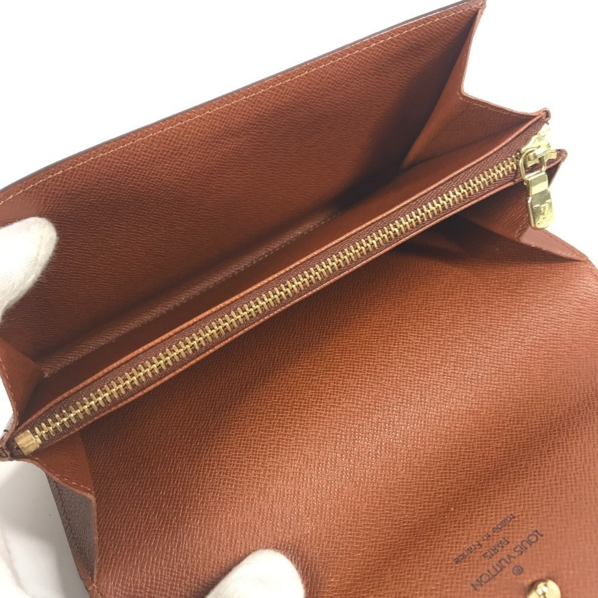 Louis Vuitton Monogram Brown Monogram Long Wallet (Bi-Fold) (Pre-Owned)