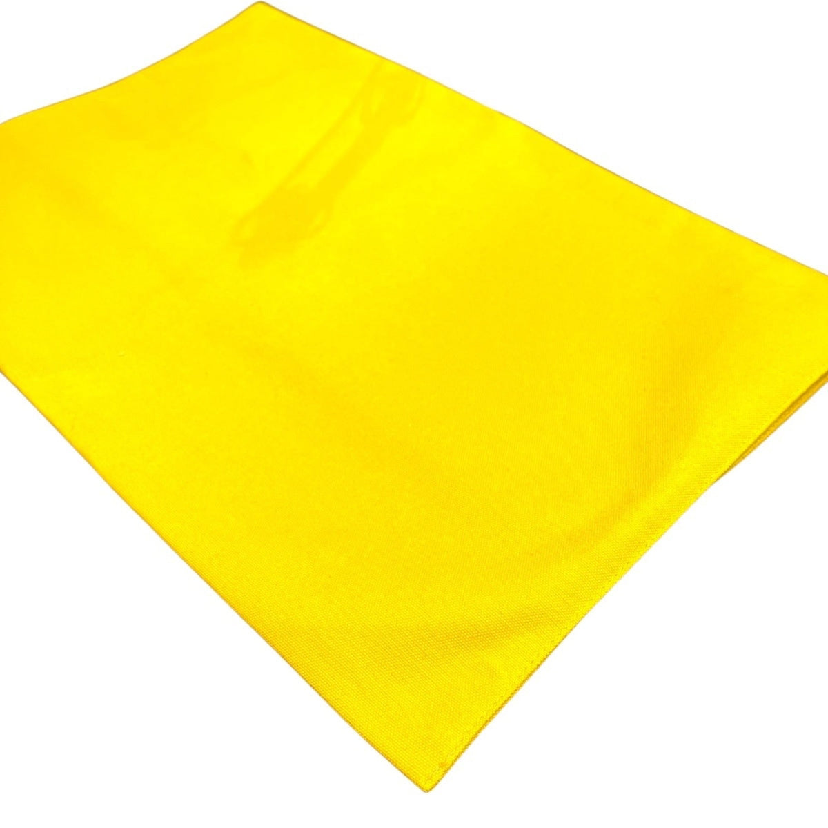 Hermes Yellow Cotton Canvas Clutch Bag Handbag Pouch (Pre-Owned)