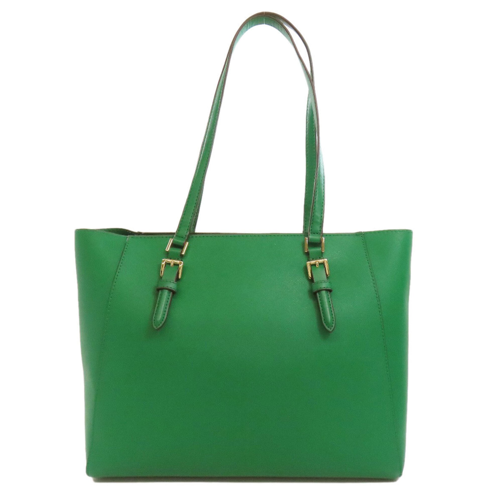 Michael Kors Green Leather Tote Bag (Pre-Owned)