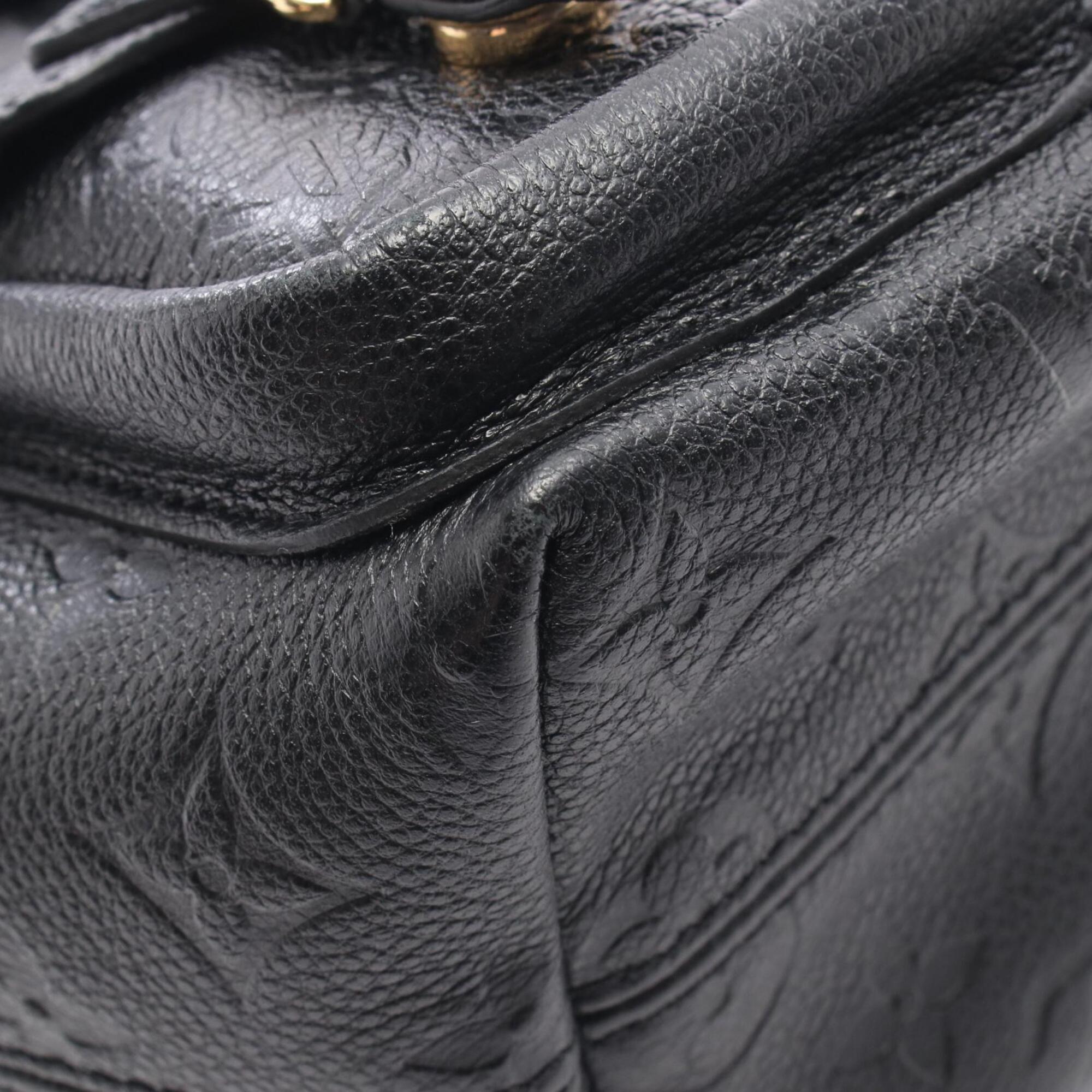 Louis Vuitton Black Noir Monogram Empreinte Backpack Handbag (Pre-Owned)