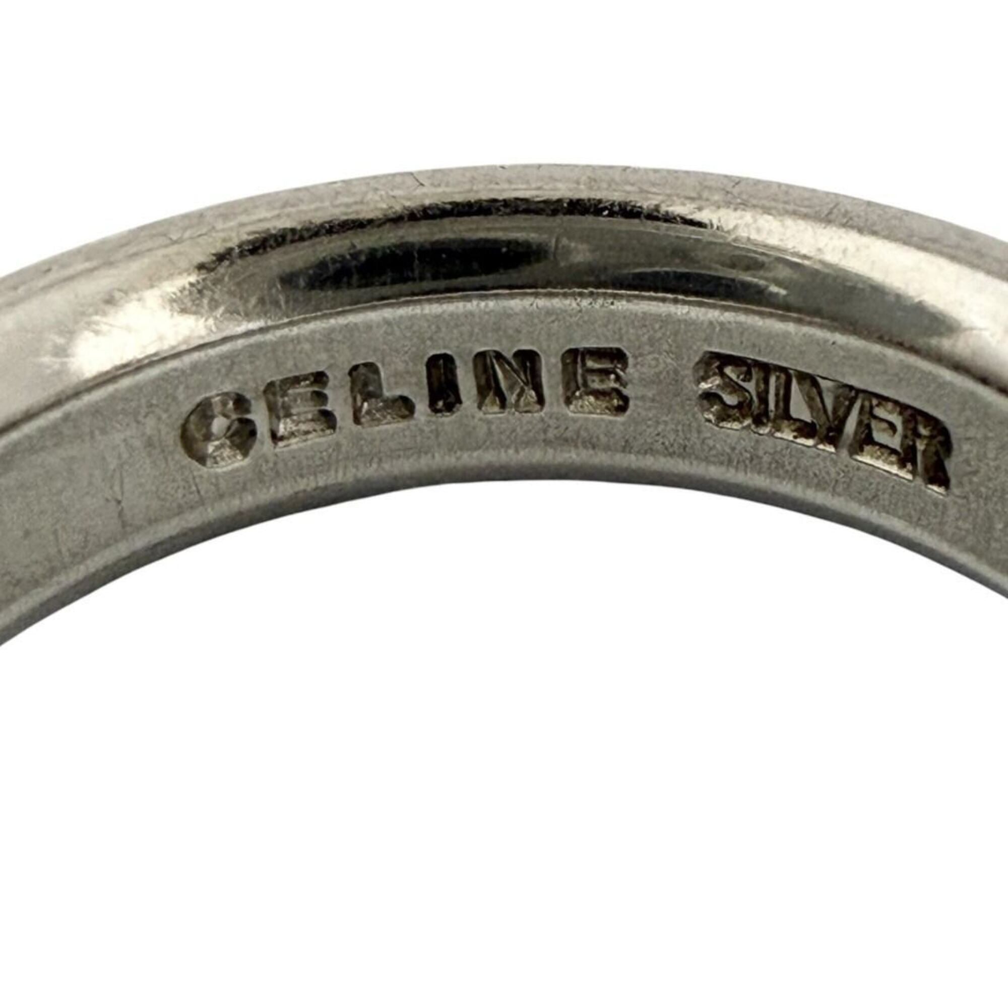 Celine Silver Silver 925 Band Ring (Pre-Owned)