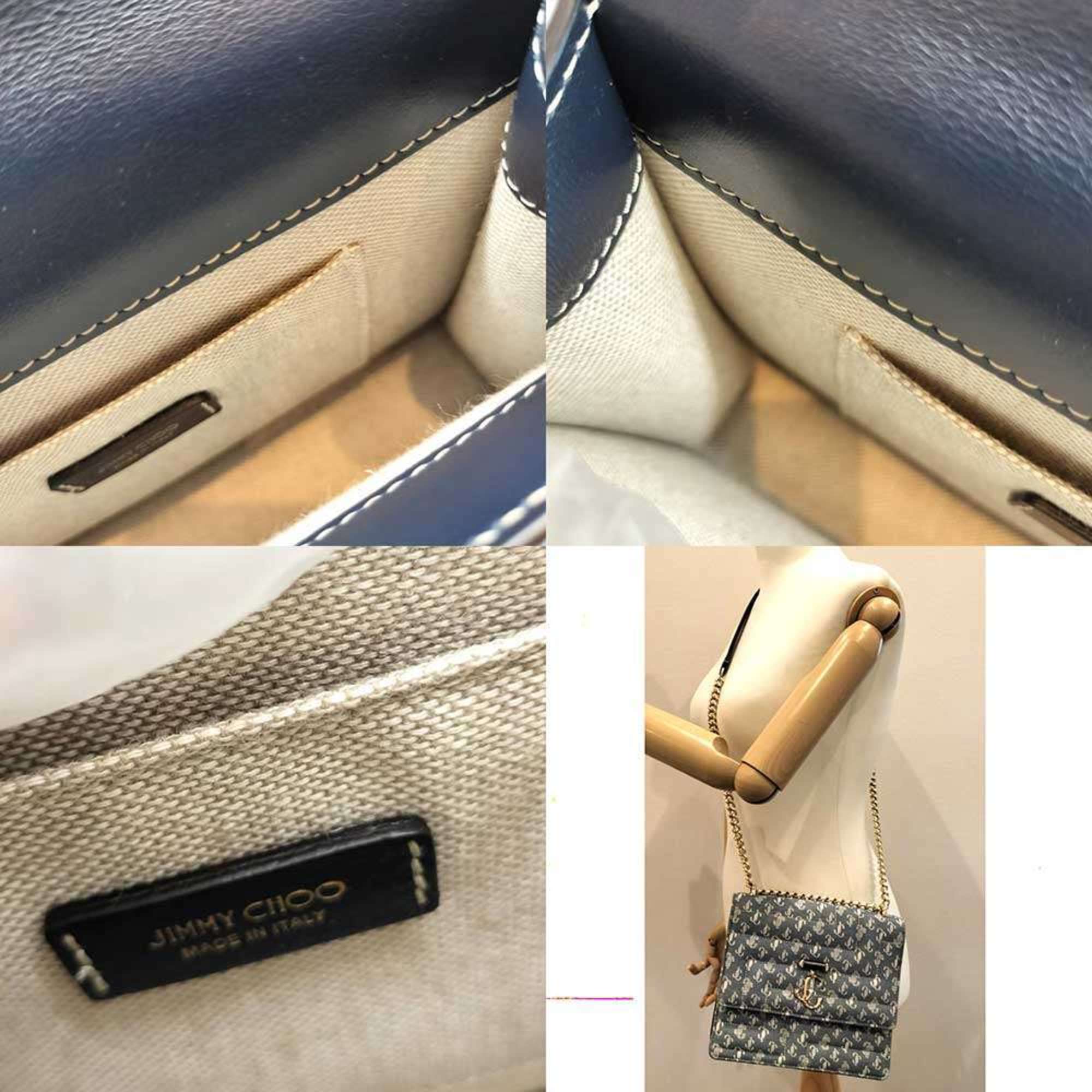 Jimmy Choo Blue Denim Shoulder Bag (Pre-Owned)