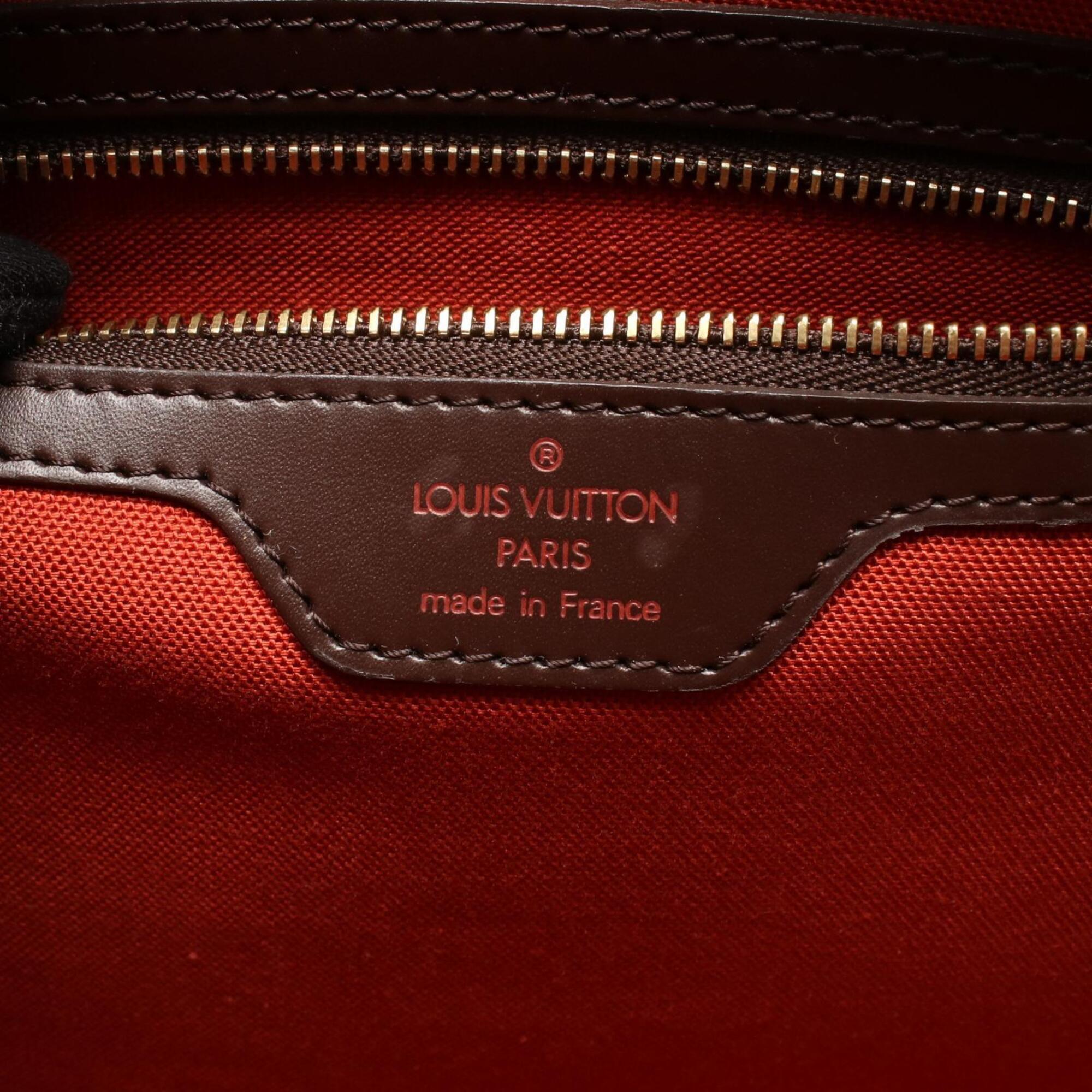 Louis Vuitton Brown Coated Canvas Leather Handbag (Pre-Owned)