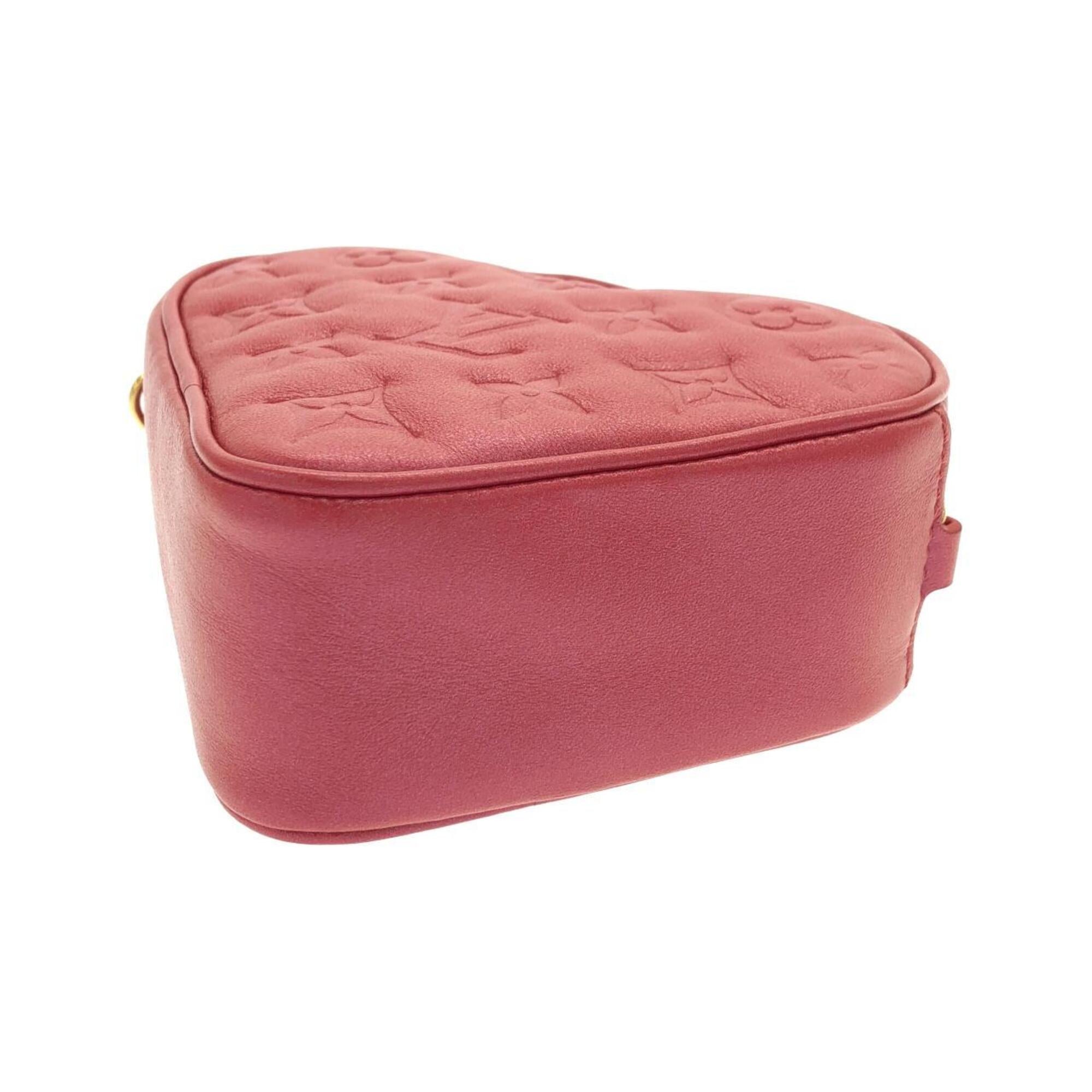 Louis Vuitton Rouge Leather Shoulder Bag (Pre-Owned)