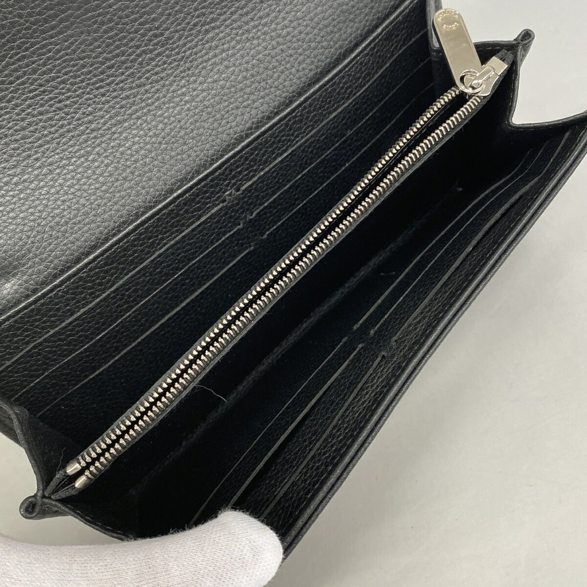 Louis Vuitton Noir Long Wallet (Bi-Fold) (Pre-Owned)