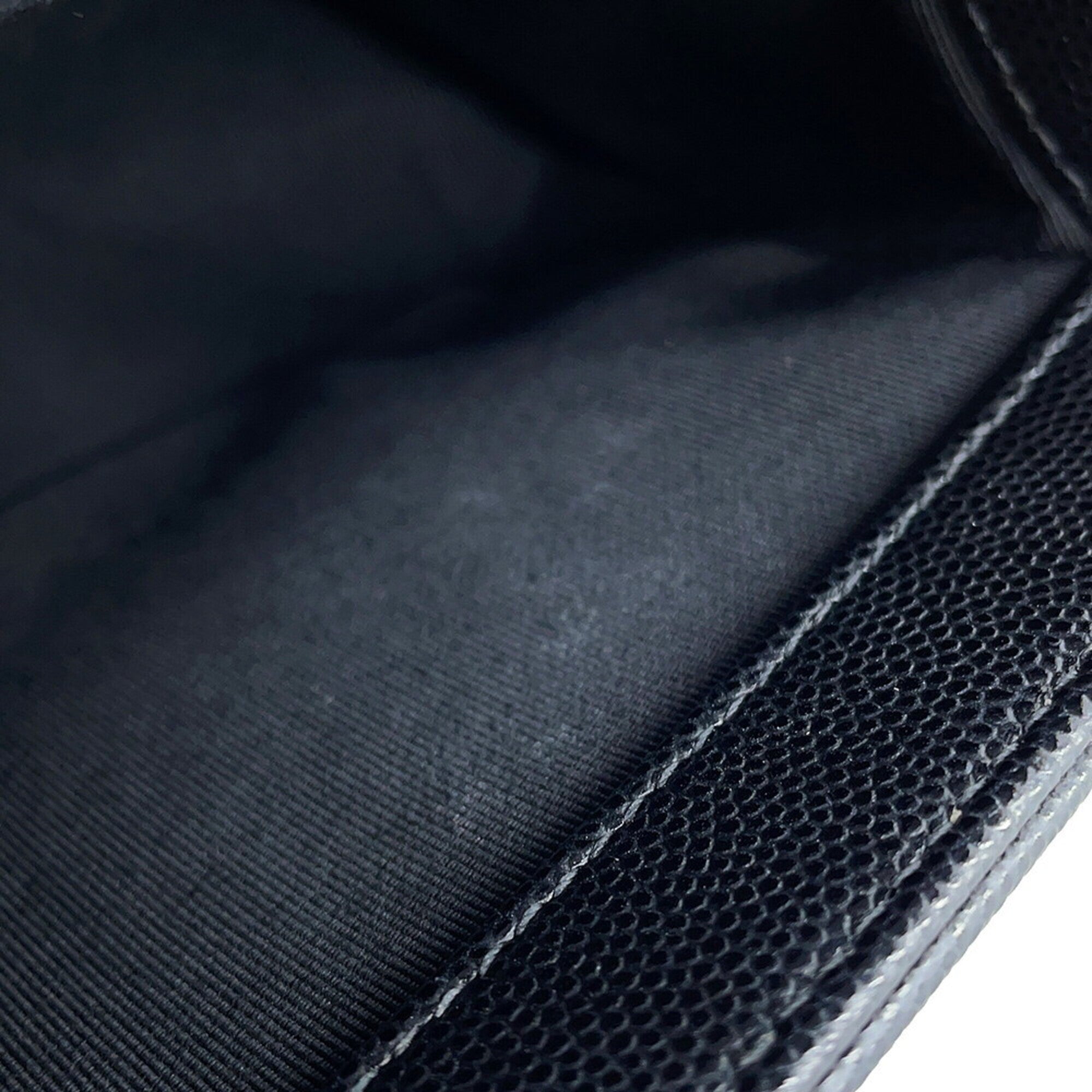 Chanel Matelasse Black Grained Calfskin Handbag Shoulder Bag (Pre-Owned)