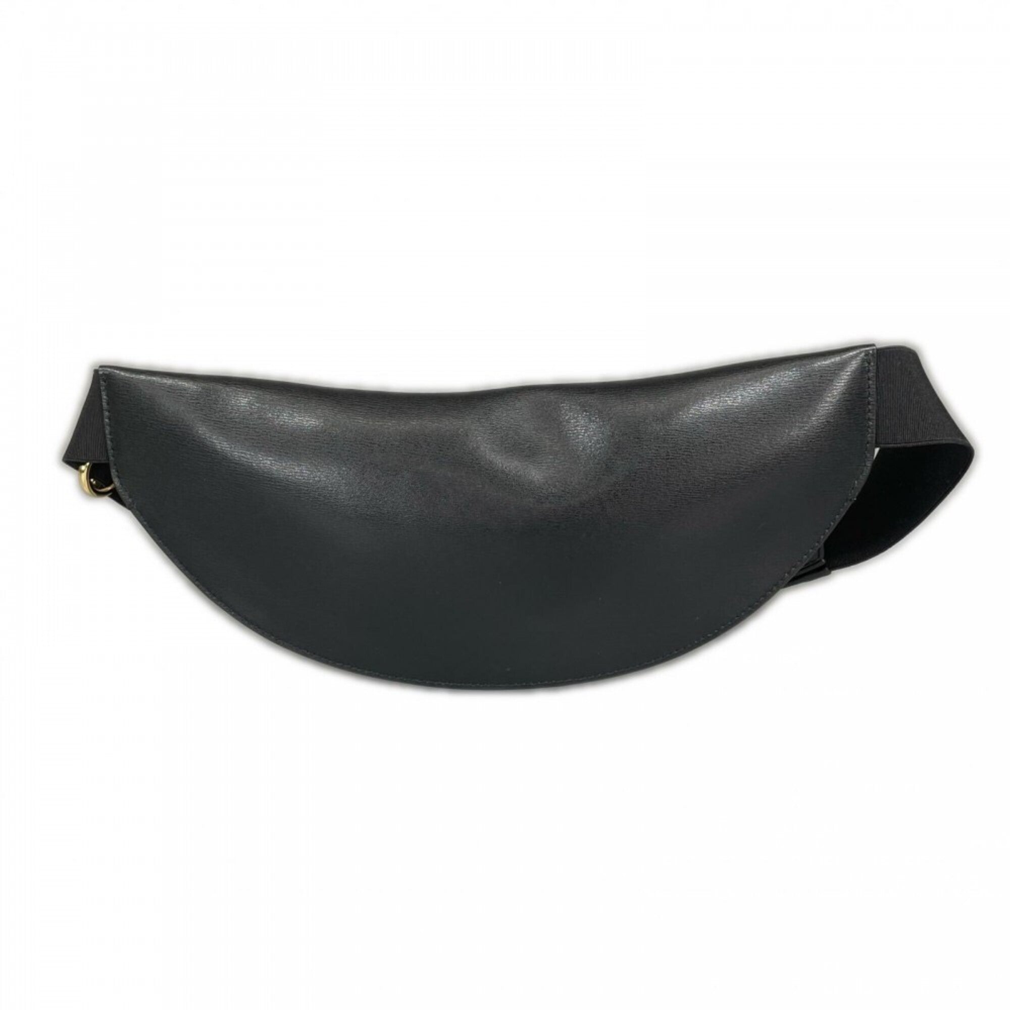 Salvatore Ferragamo Black White Leather Sling Bag (Pre-Owned)
