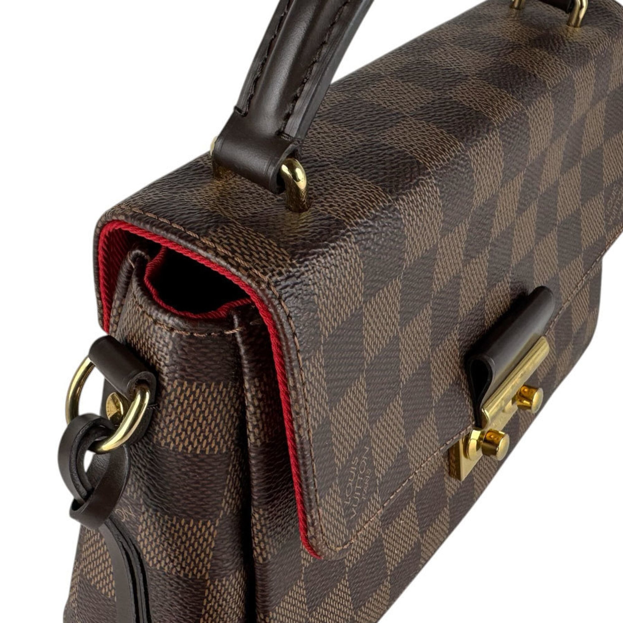 Louis Vuitton Brown Damier Canvas Damier Canvas Handbag Shoulder Bag (Pre-Owned)