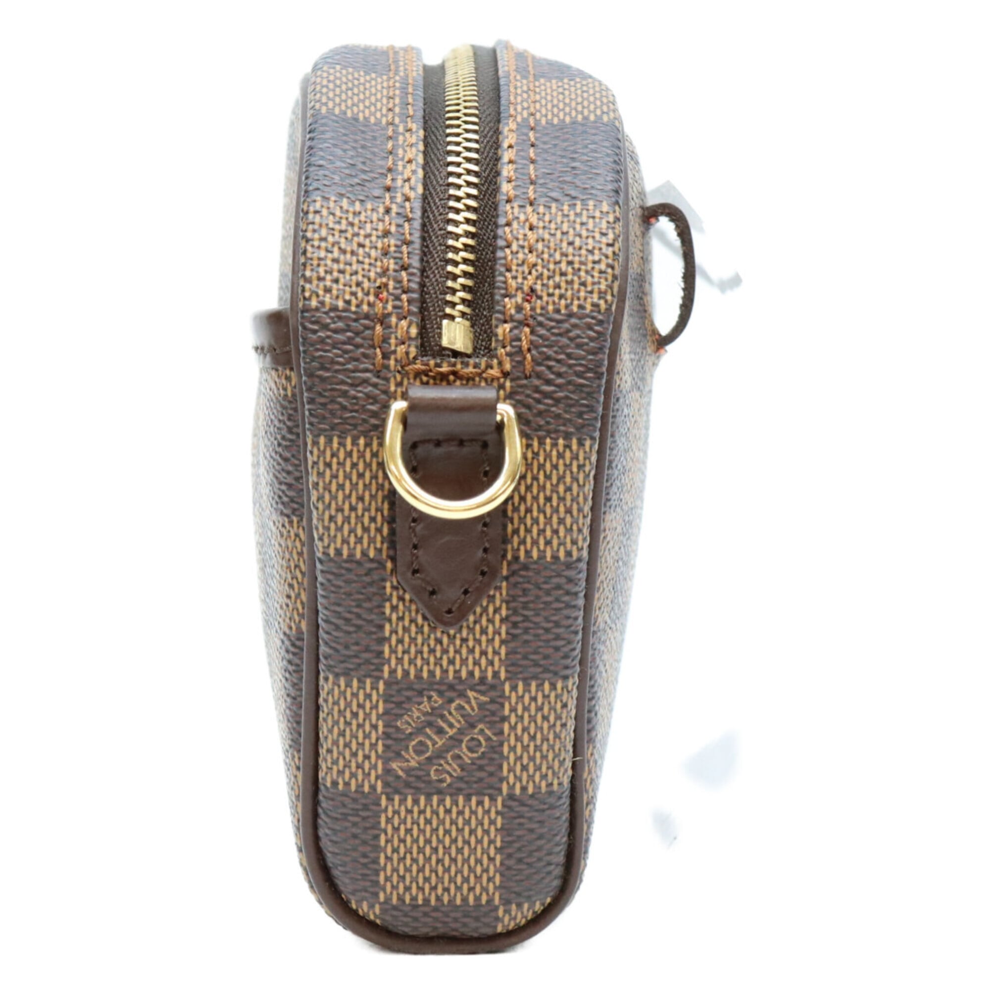Louis Vuitton Brown Damier Canvas Pochette Shoulder Bag (Pre-Owned)