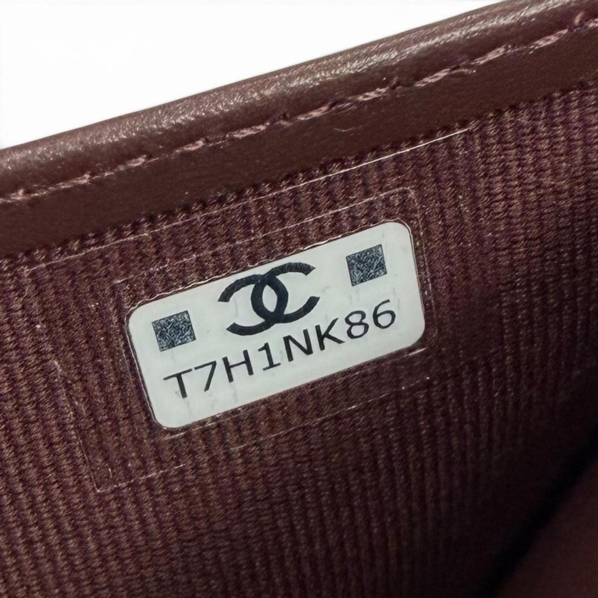 Chanel Black Grained Calfskin Wallet (Tri-Fold) (Pre-Owned)