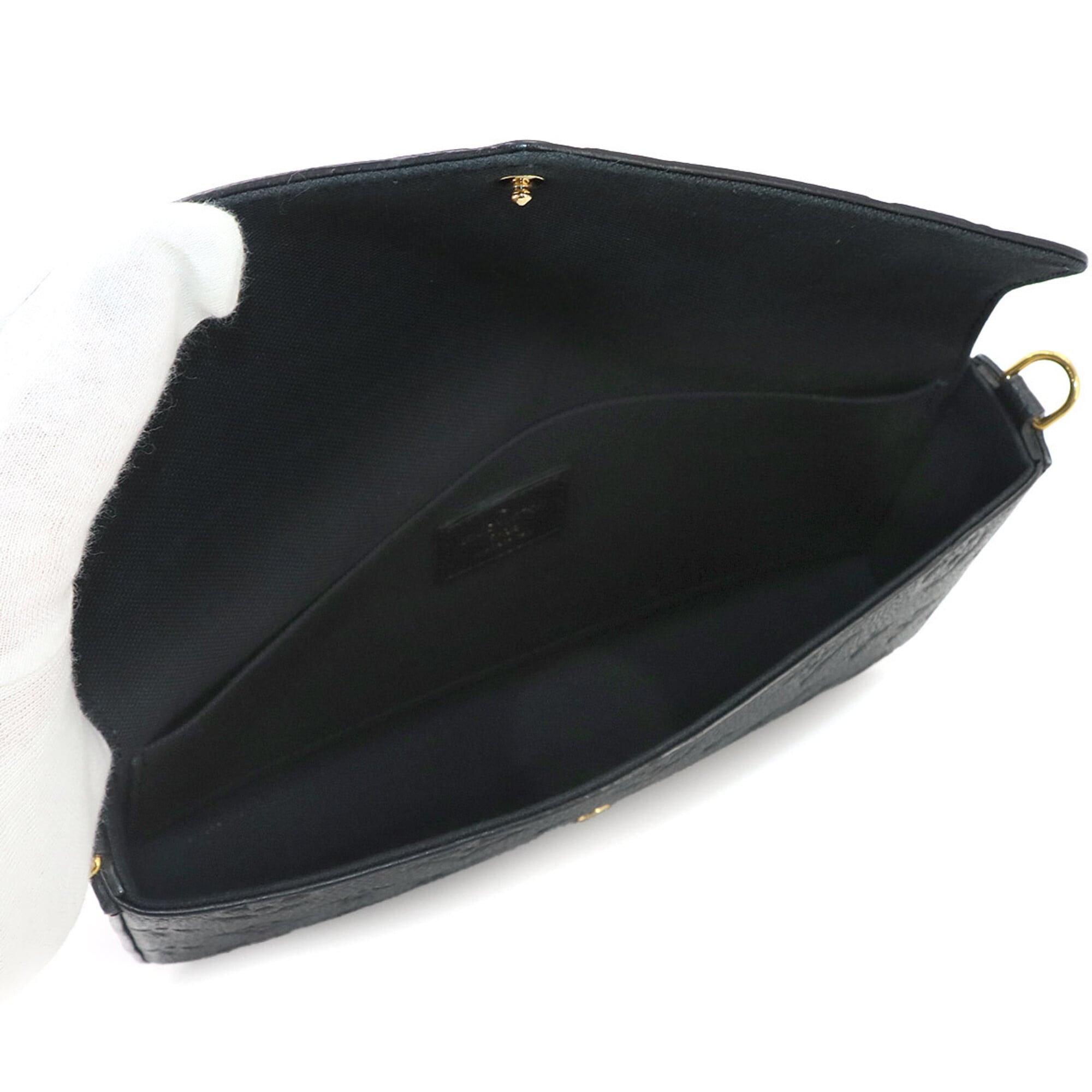 Louis Vuitton Noir Monogram Empreinte Pochette (Pre-Owned)