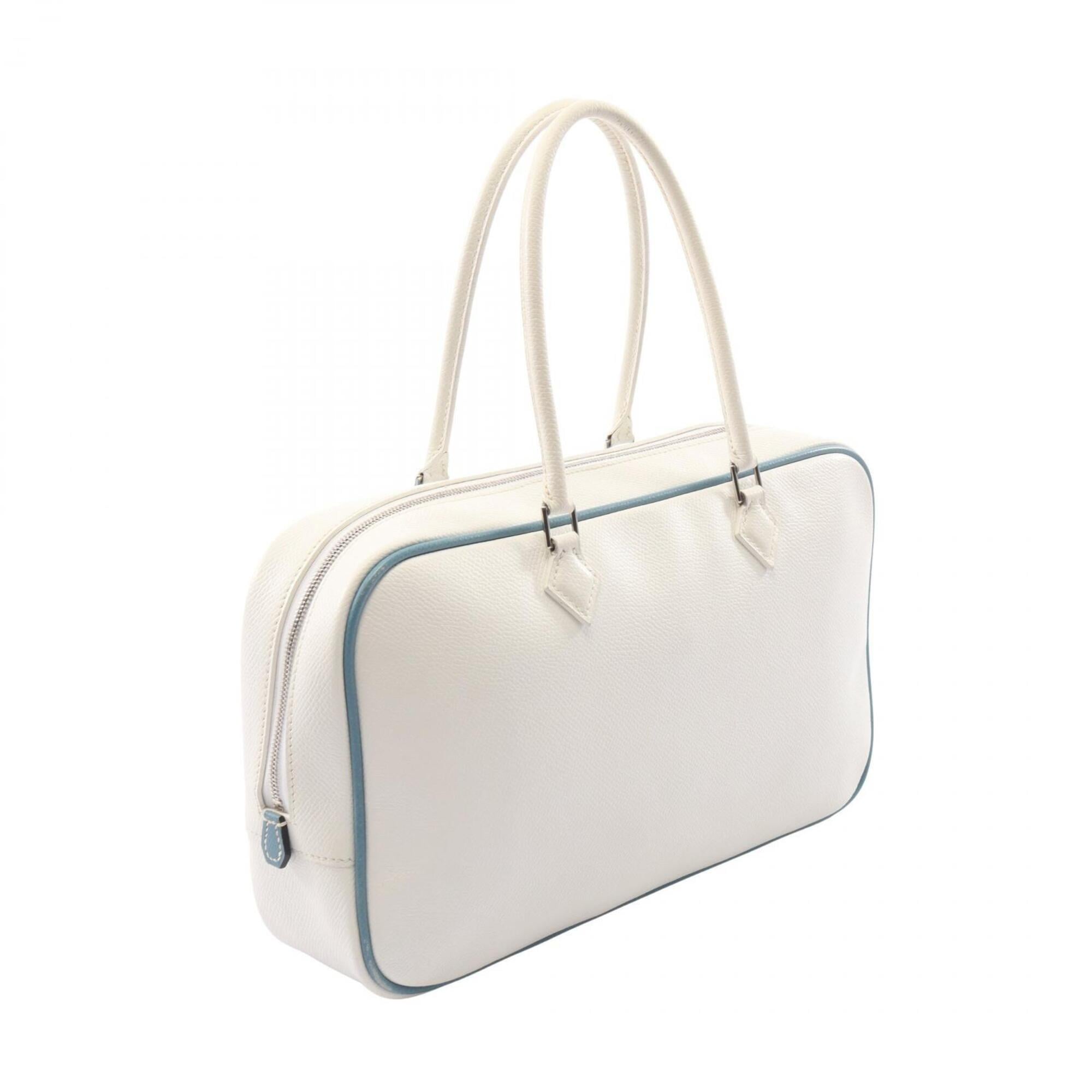 Hermes White Epsom Leather Handbag (Pre-Owned)