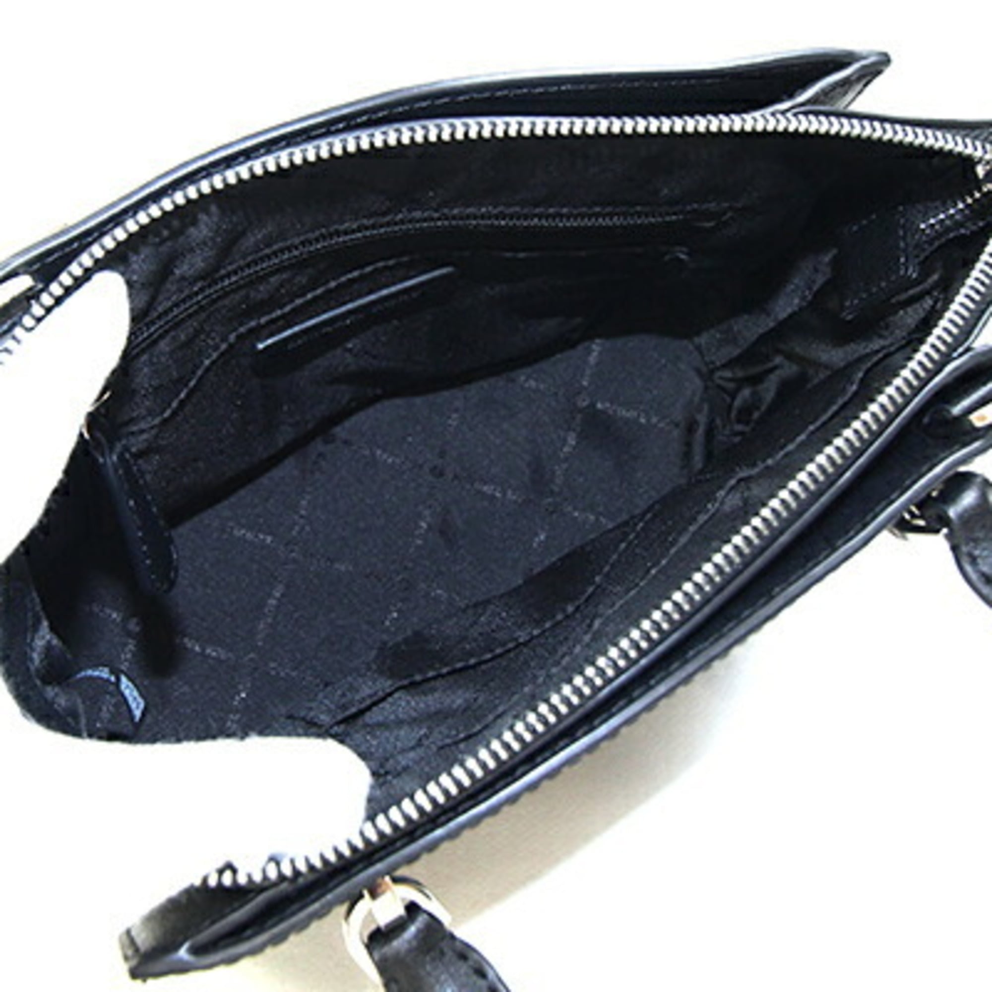 Michael Kors Black Leather Handbag Shoulder Bag (Pre-Owned)