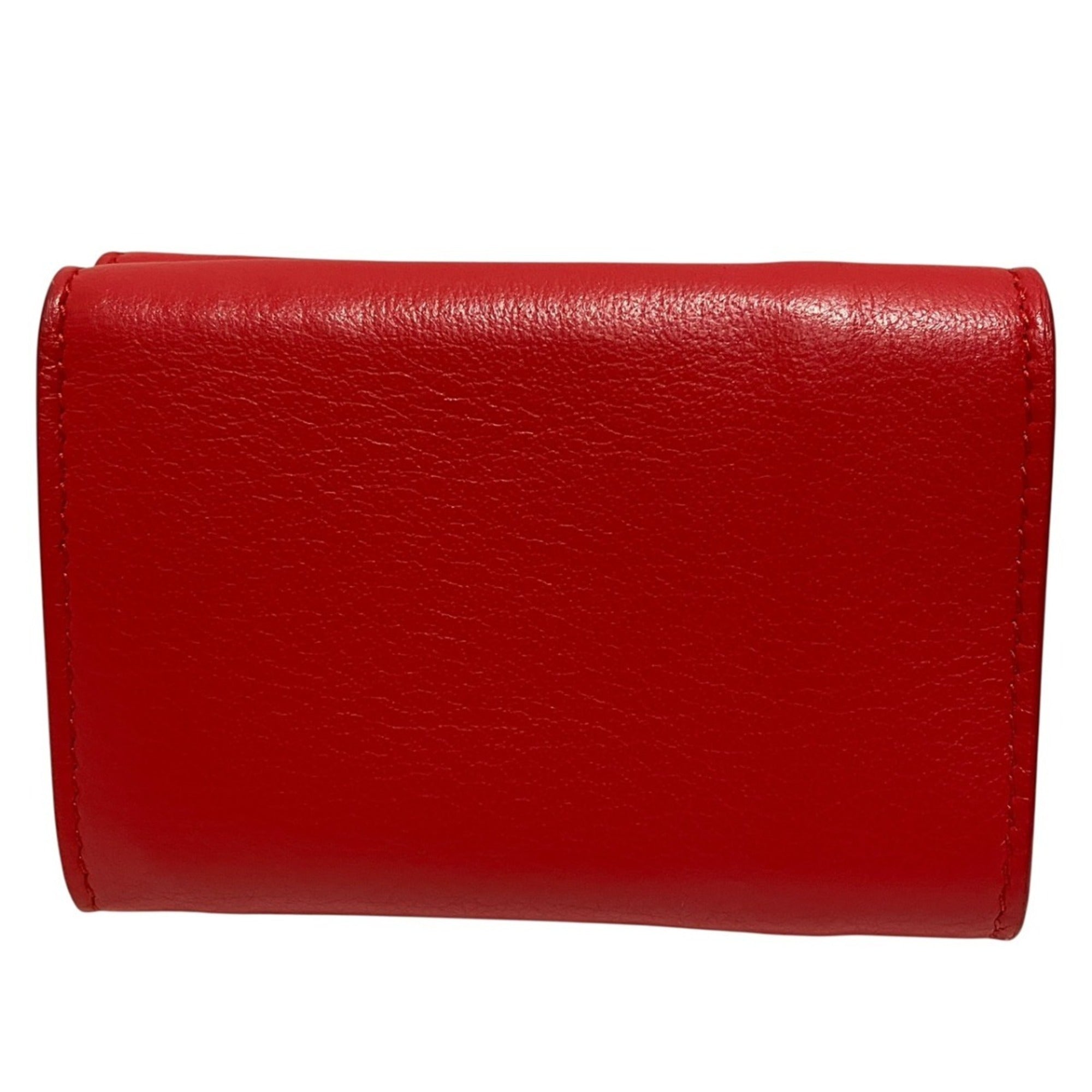 Balenciaga Red Color Paper Wallet (Tri-Fold) (Pre-Owned)