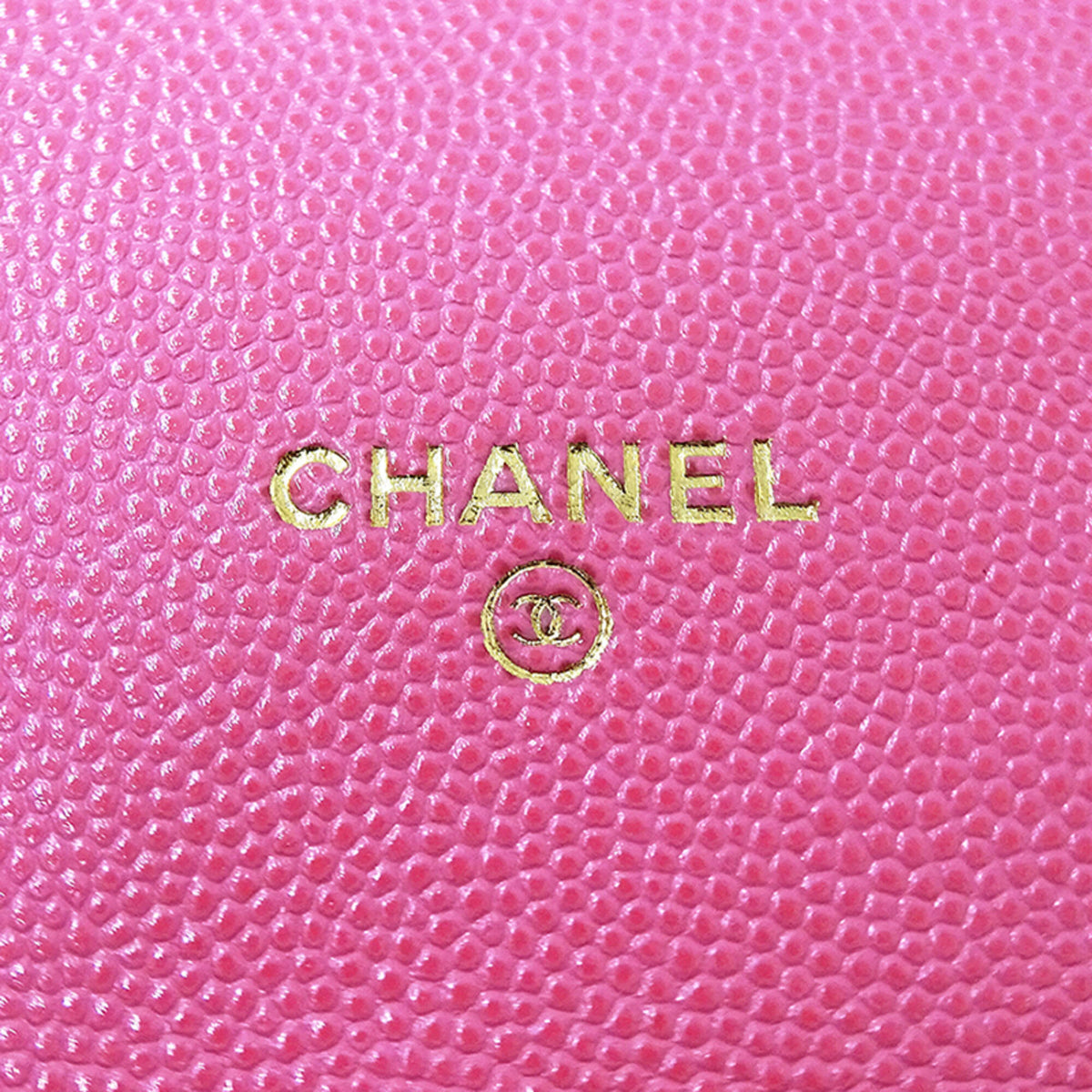 Chanel Pink Grained Calfskin Handbag Shoulder Bag (Pre-Owned)