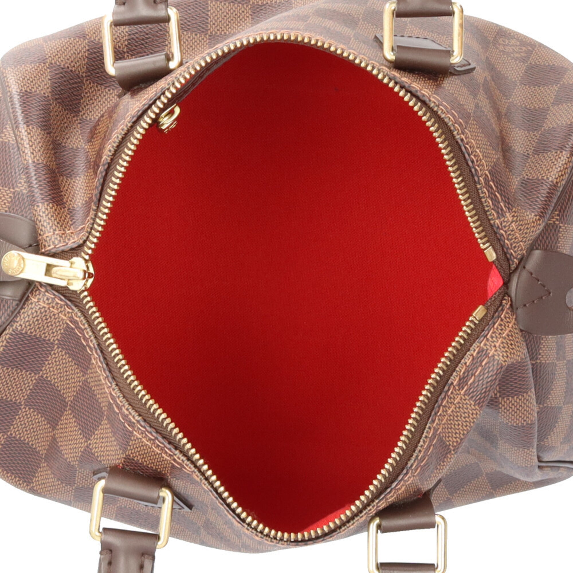 Louis Vuitton Damier Brown Damier Canvas Handbag (Pre-Owned)