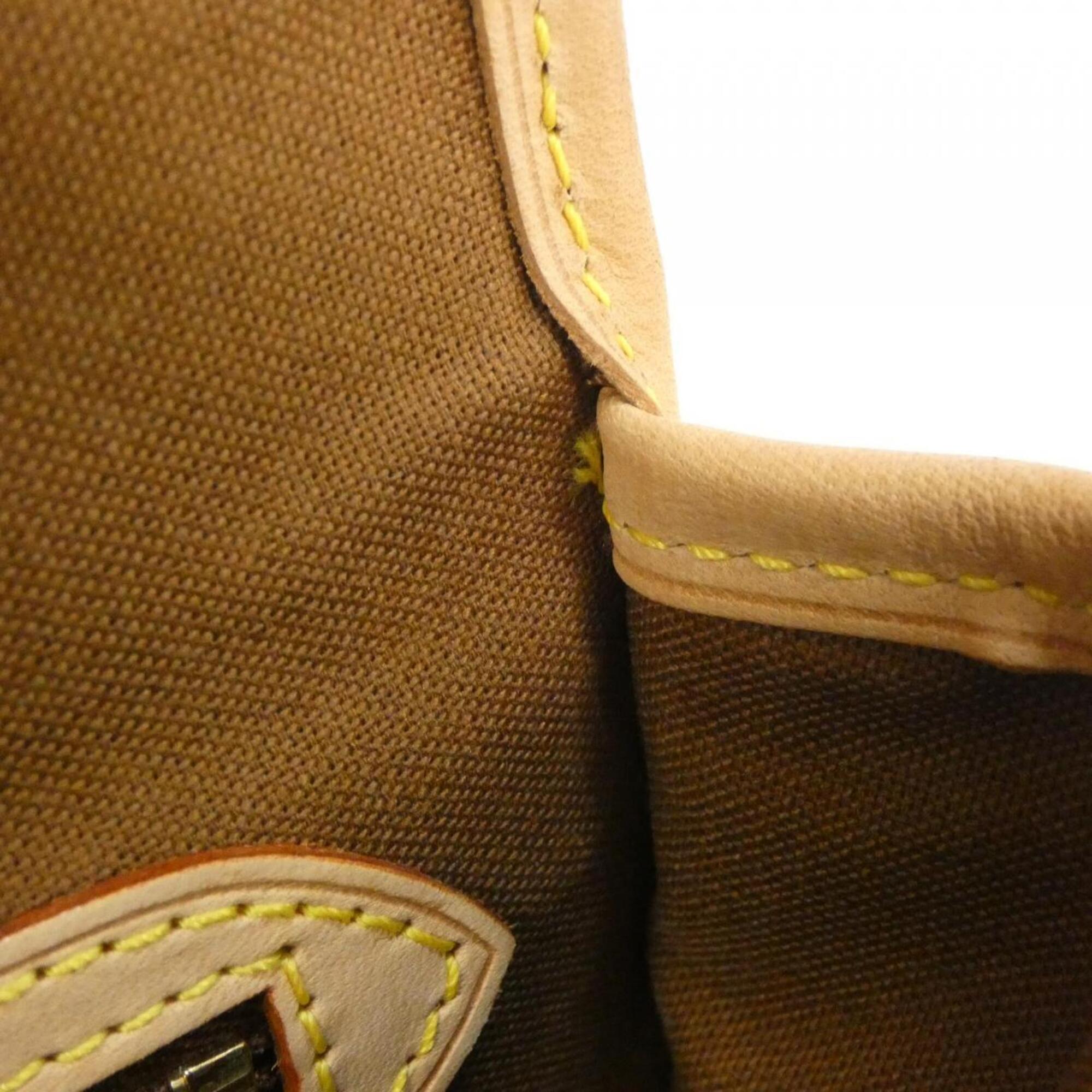 Louis Vuitton Marron Coated Canvas Shoulder Bag (Pre-Owned)