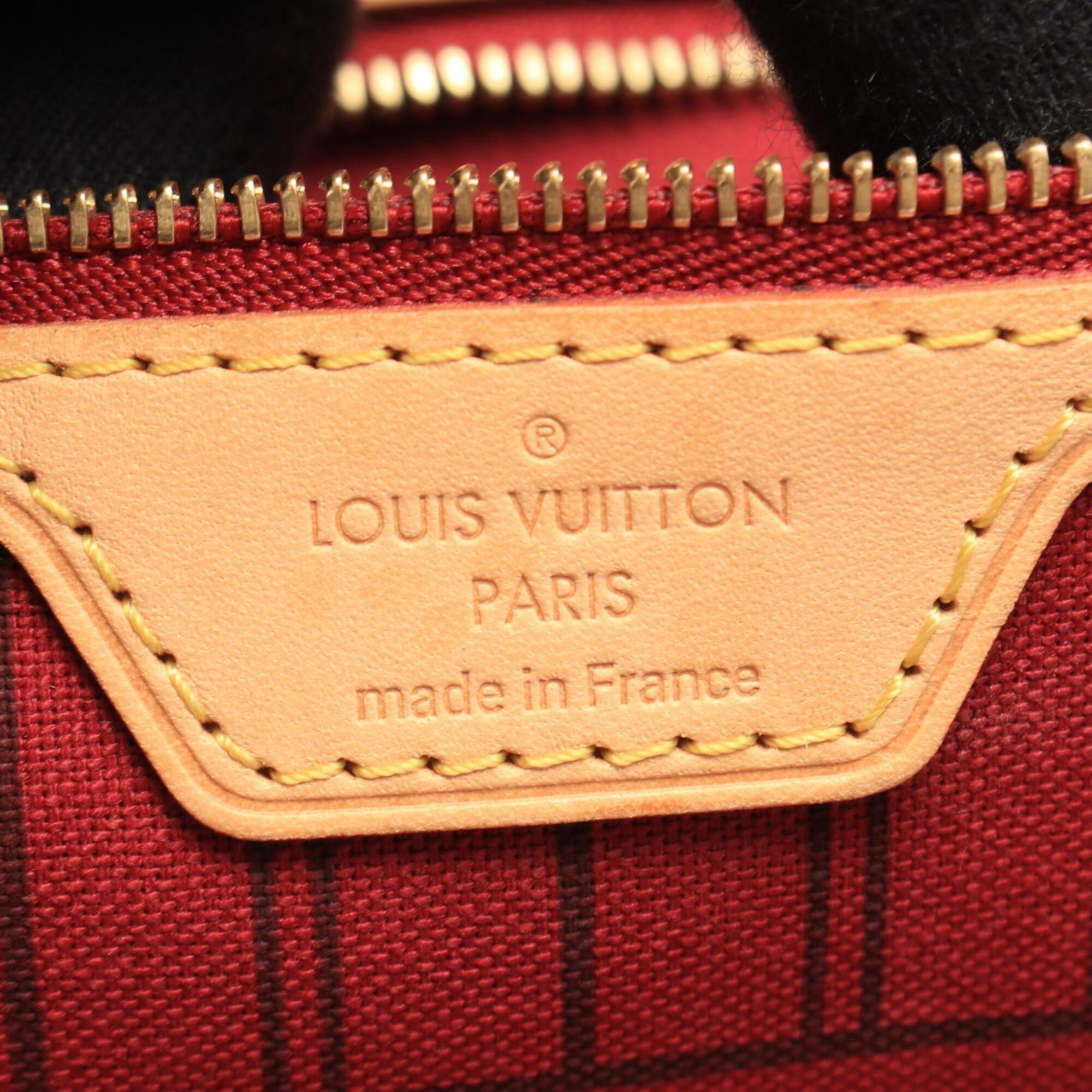 Louis Vuitton Brown Fuchsia Monogram Monogram Handbag Tote Bag (Pre-Owned)