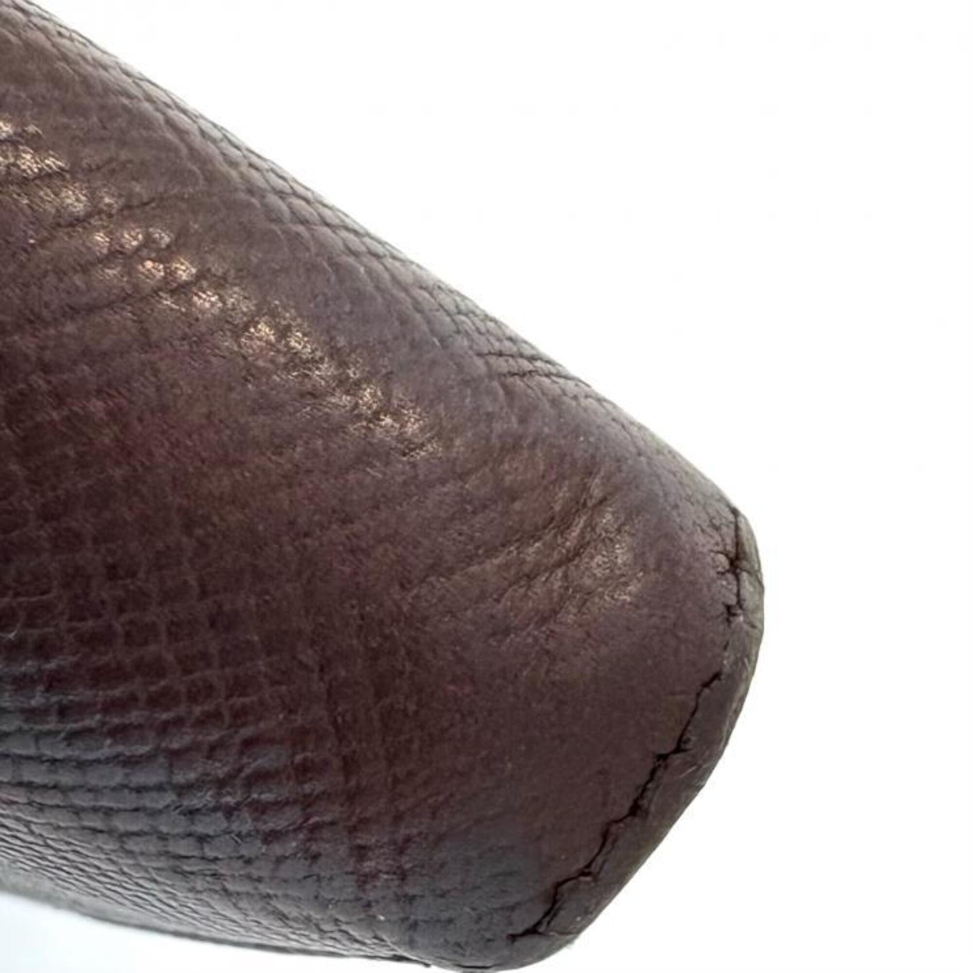 Prada Brown Saffiano Long Wallet (Bi-Fold) (Pre-Owned)