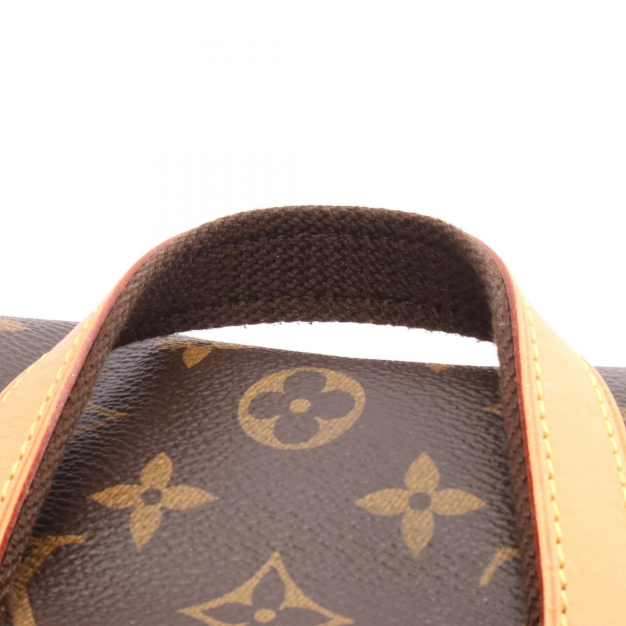 Louis Vuitton Brown Pvc Coated Canvas Monogram Leather Backpack (Pre-Owned)