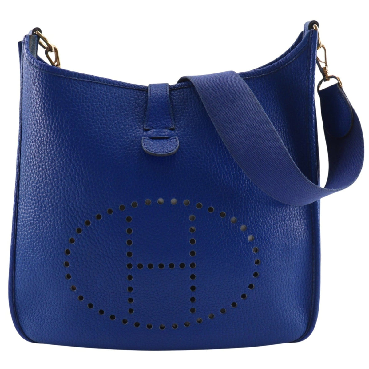 Hermes Blue Ardennes Leather Shoulder Bag (Pre-Owned)