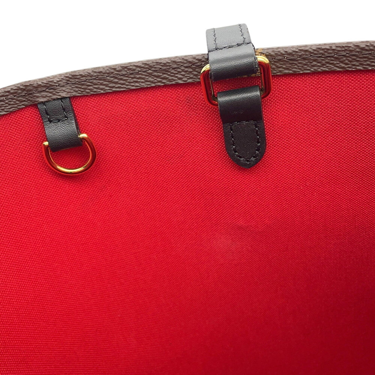 Louis Vuitton Monogram Reverse Red Color Monogram Reverse Monogram Handbag Tote Bag (Pre-Owned)