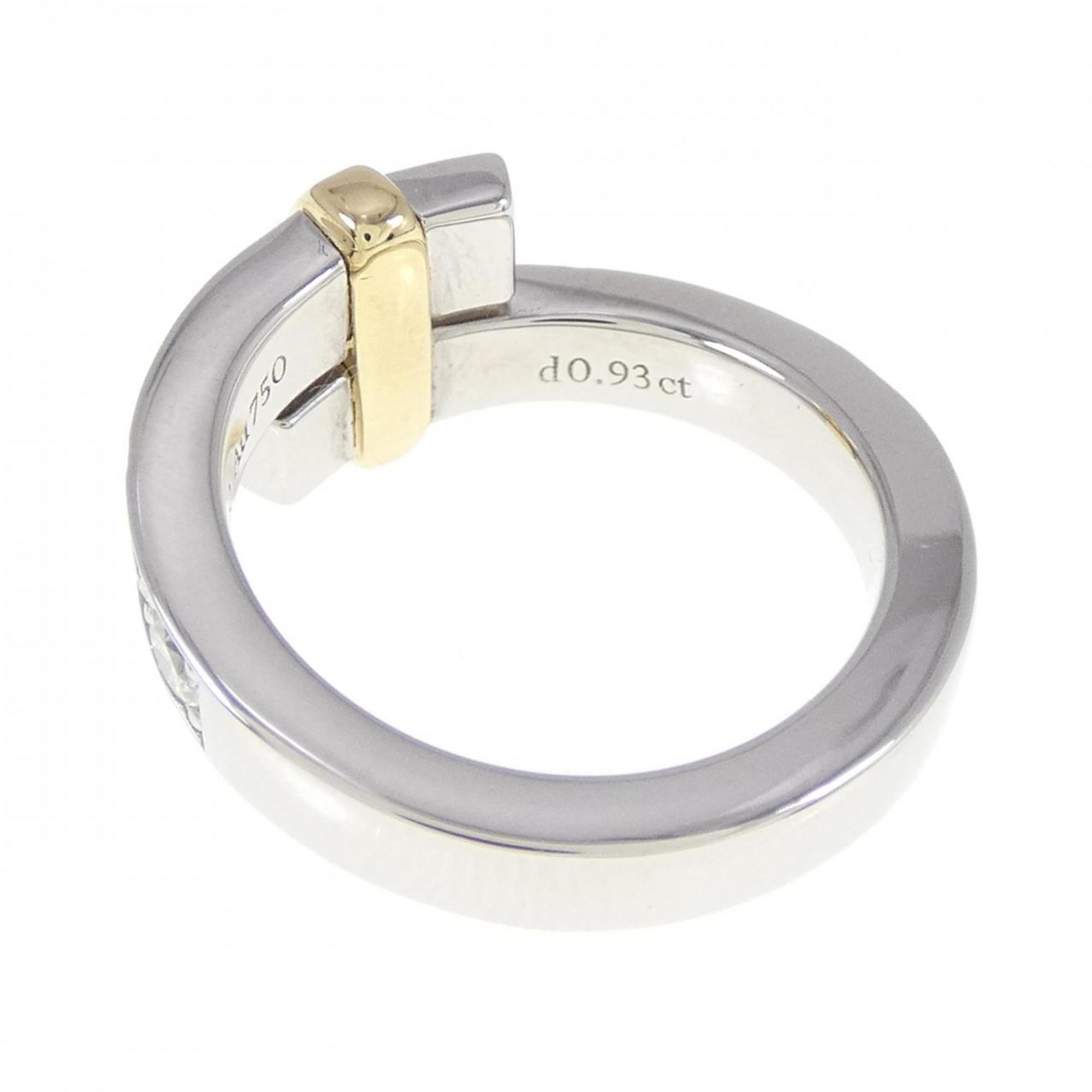 Tiffany Platinum Yellow Gold Platinum Yellow Gold (18K) Band Ring (Pre-Owned)