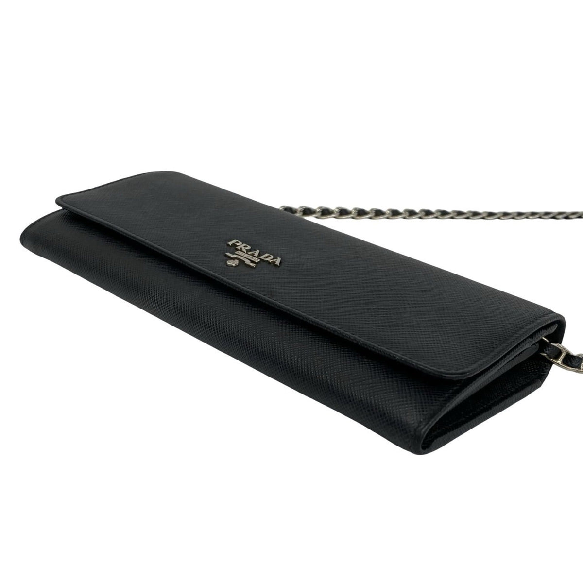 Prada Black Leather Shoulder Bag (Pre-Owned)