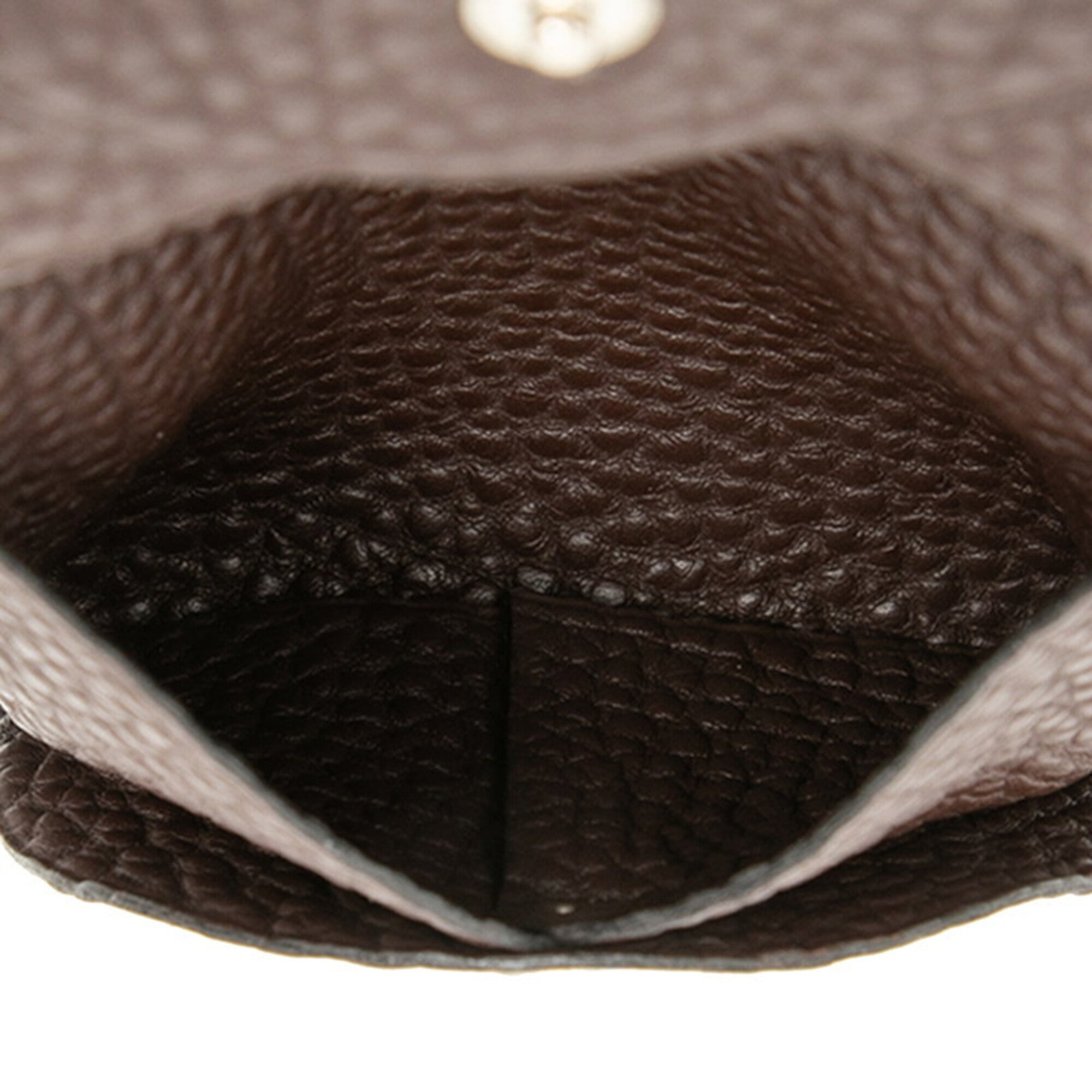 Hermes Brown Havane Taurillon Clemence Leather Coin Purse/Coin Case (Pre-Owned)