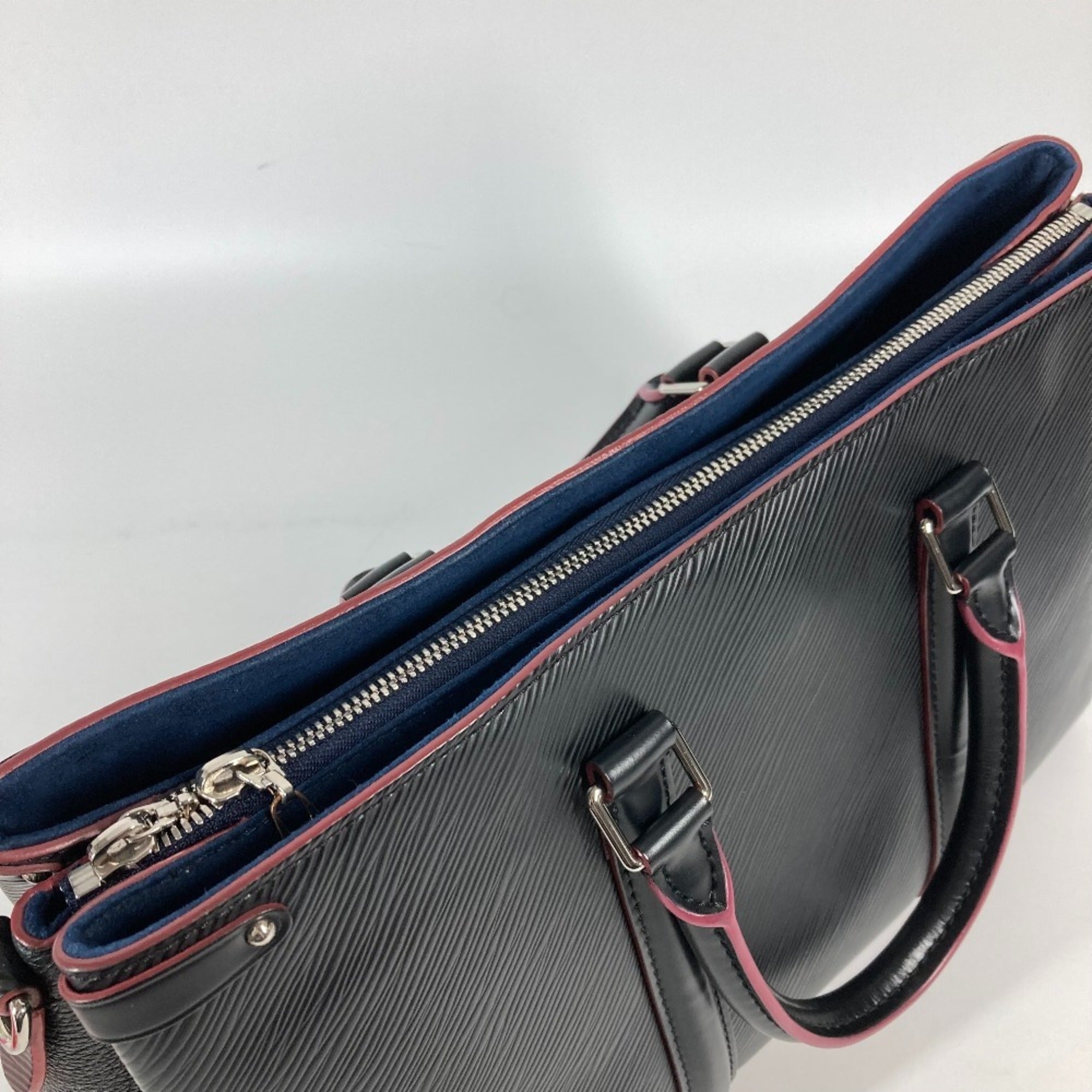 Louis Vuitton Bicolor Black Noir Pink Epi Leather Handbag Shoulder Bag Tote Bag (Pre-Owned)