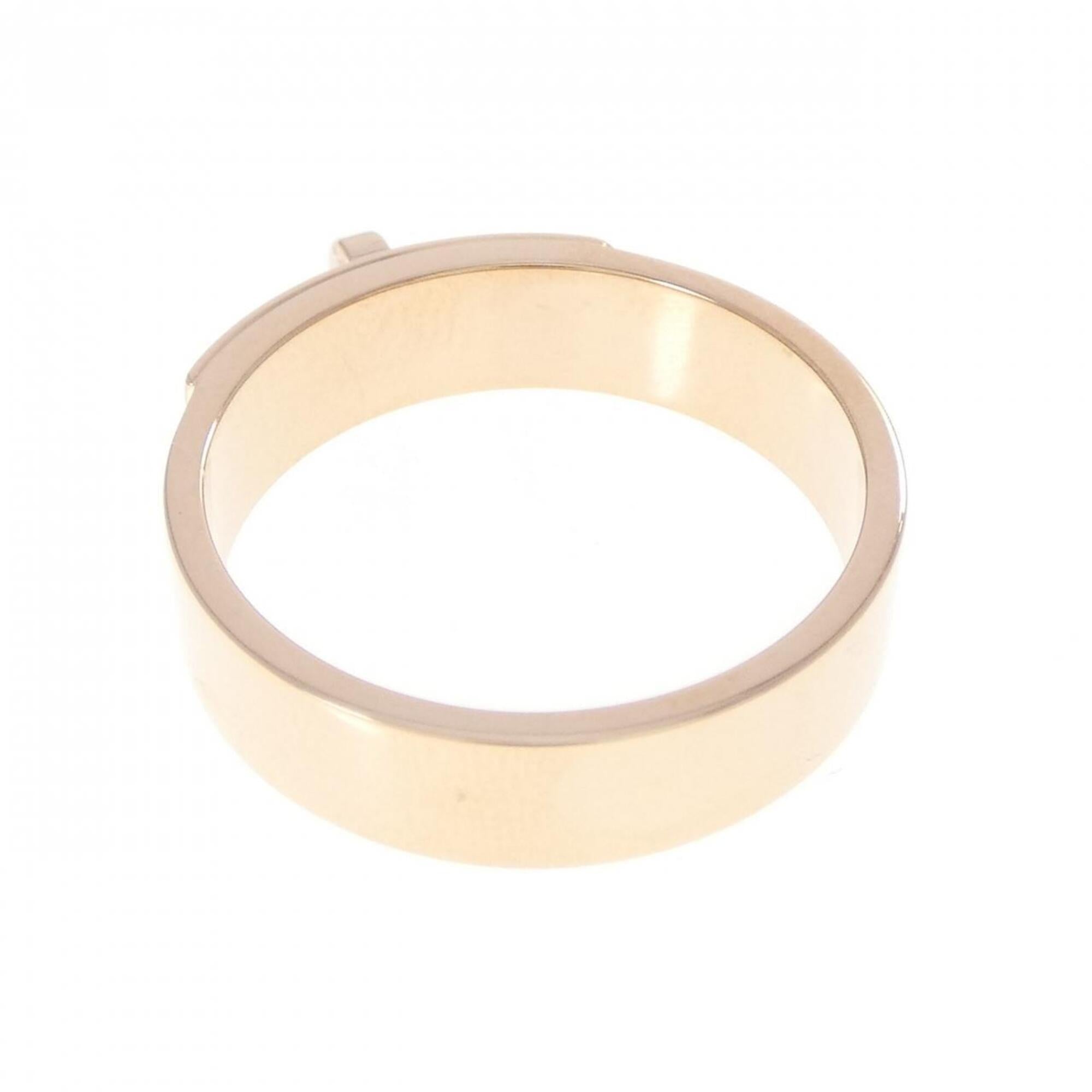 Hermes Pink Gold (18K) Band Ring (Pre-Owned)