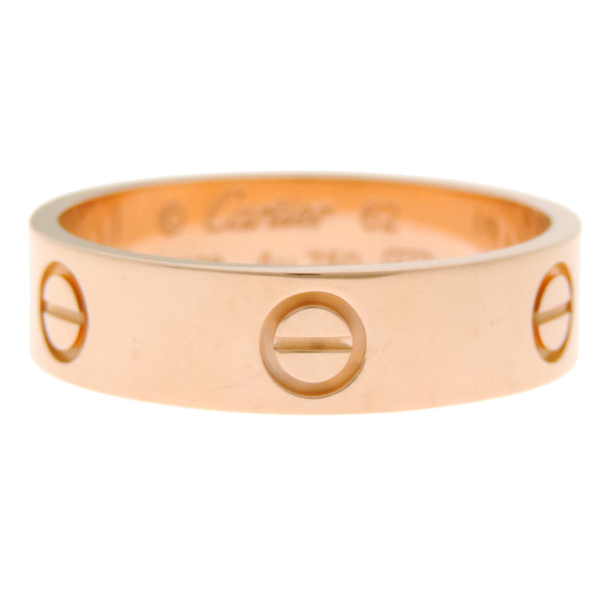 Cartier Pink Gold (18K) Band Ring (Pre-Owned)
