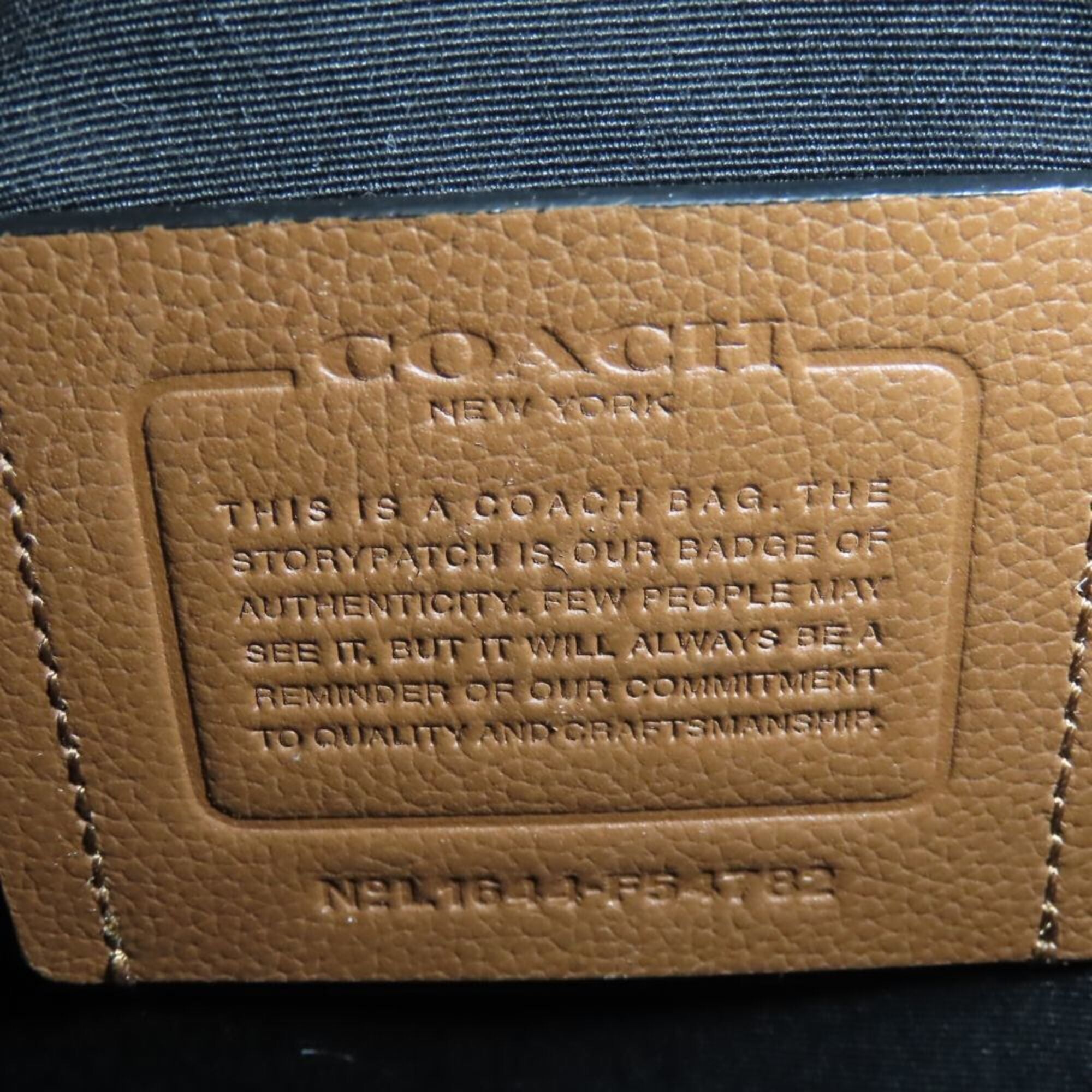Coach Brown Leather Shoulder Bag (Pre-Owned)