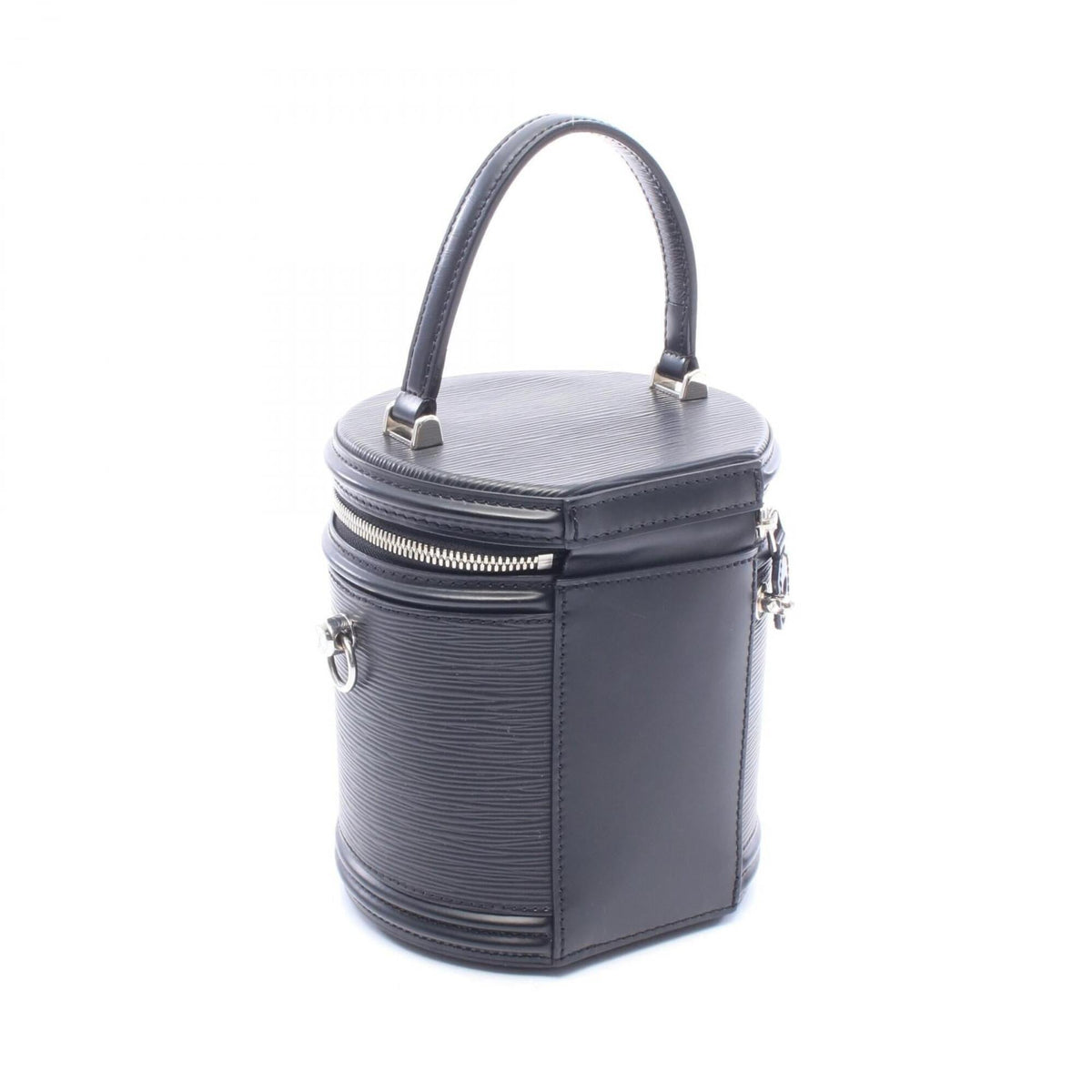 Louis Vuitton Black Leather Handbag (Pre-Owned)