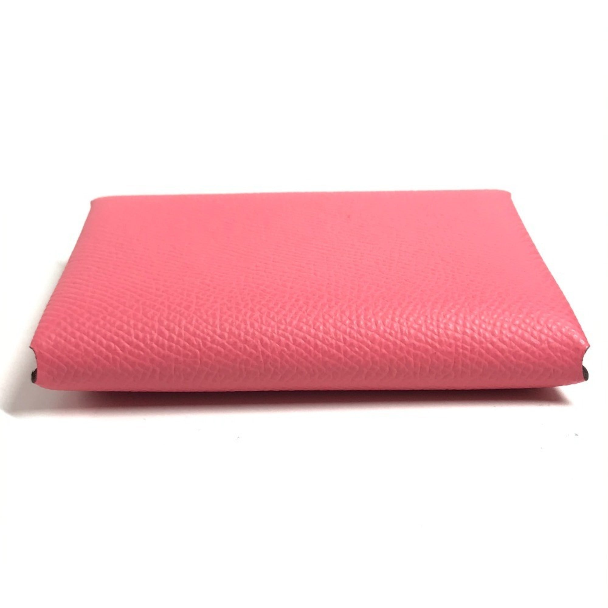 Hermes Pink Epsom Leather Coin Purse/Coin Case (Pre-Owned)