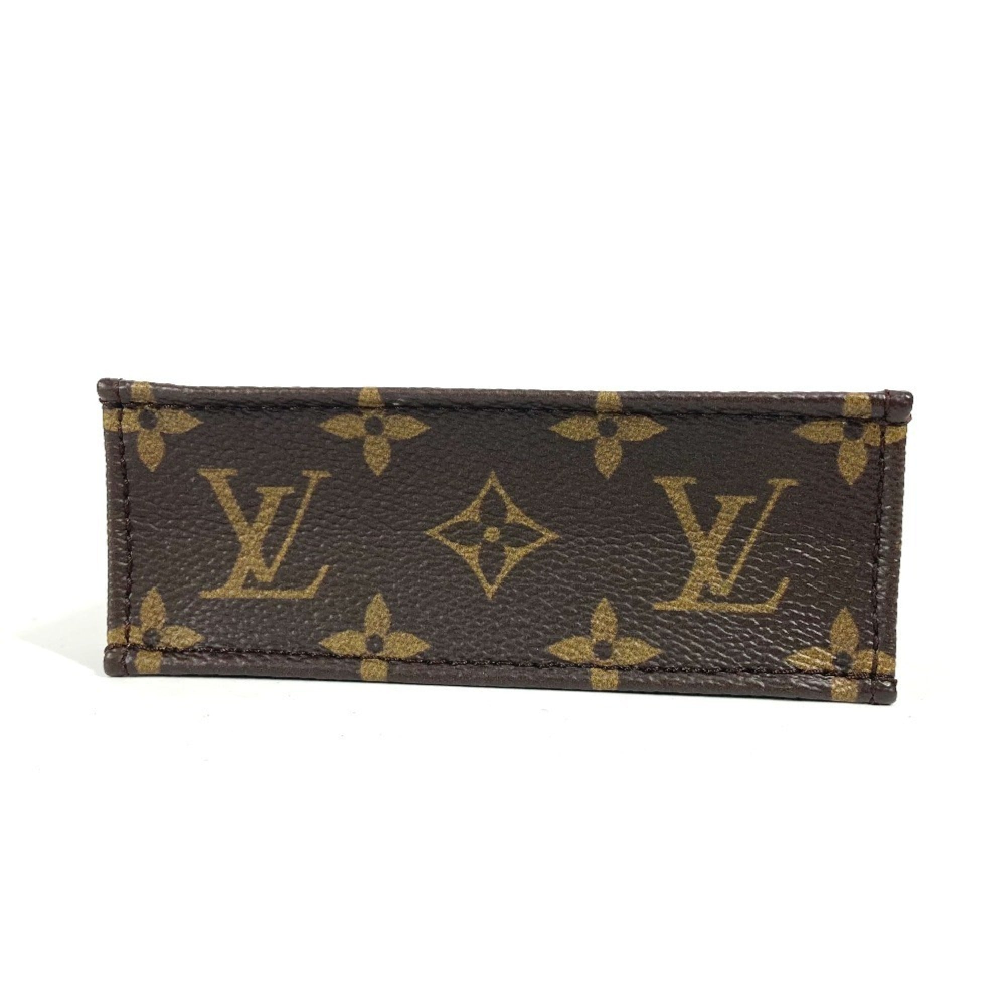 Louis Vuitton Brown Monogram Red Color Monogram Handbag Shoulder Bag (Pre-Owned)