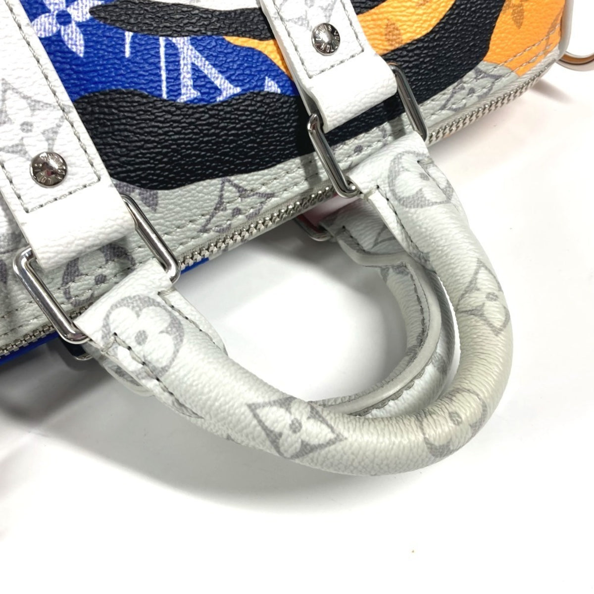 Louis Vuitton Multi-Color Monogram Leather Boston Bag Handbag Shoulder Bag (Pre-Owned)
