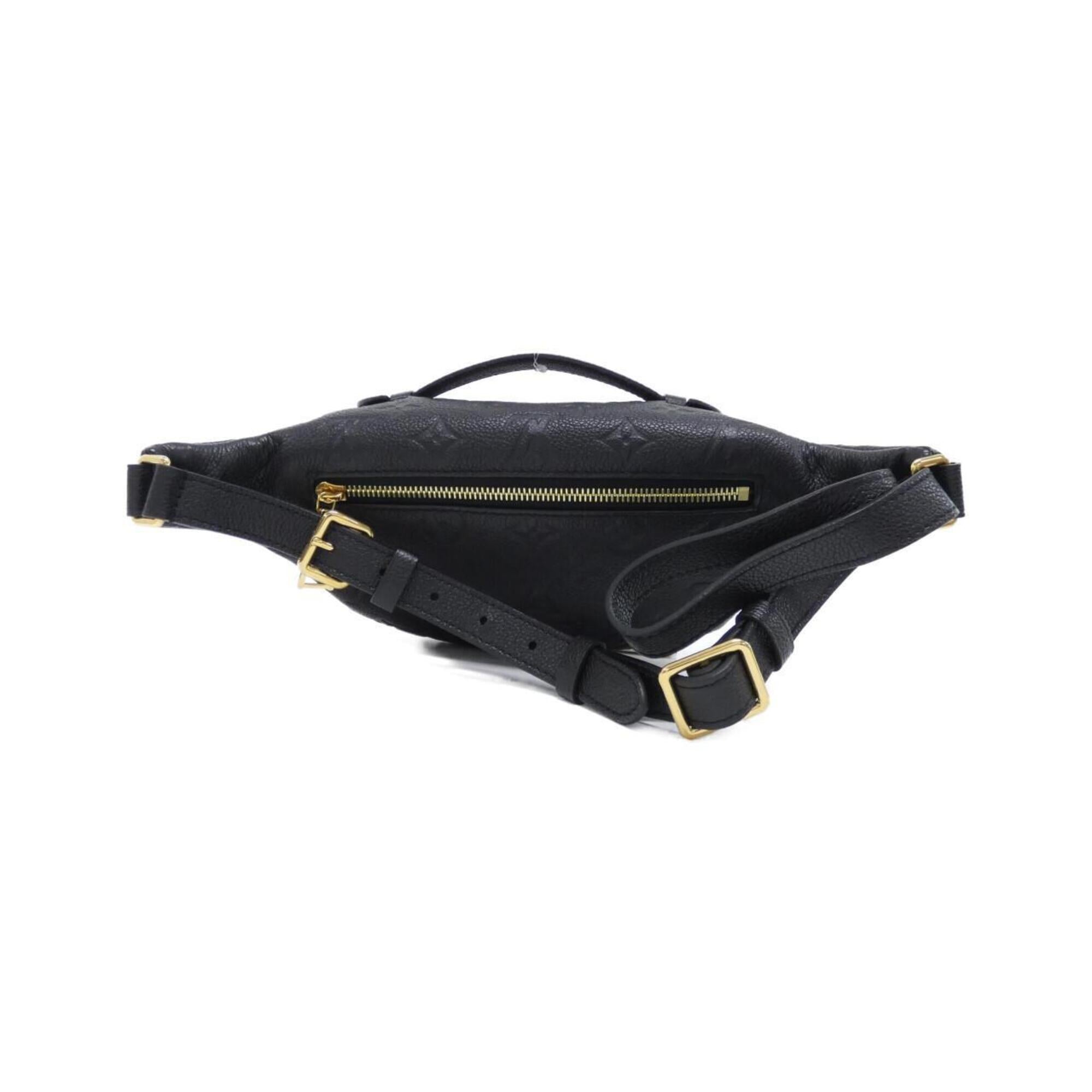 Louis Vuitton Black Leather Shoulder Bag (Pre-Owned)