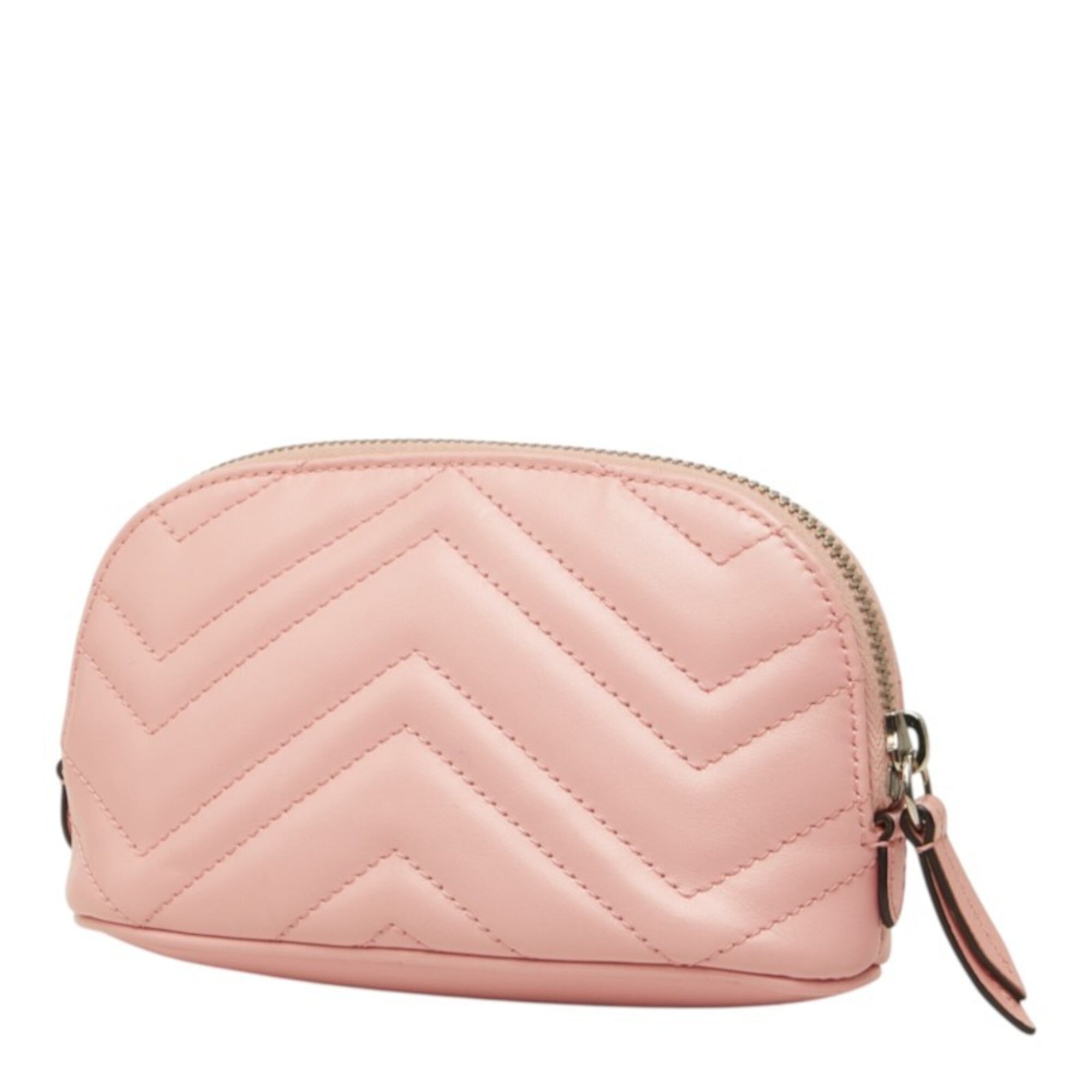 Gucci Pink Leather Handbag Pouch (Pre-Owned)