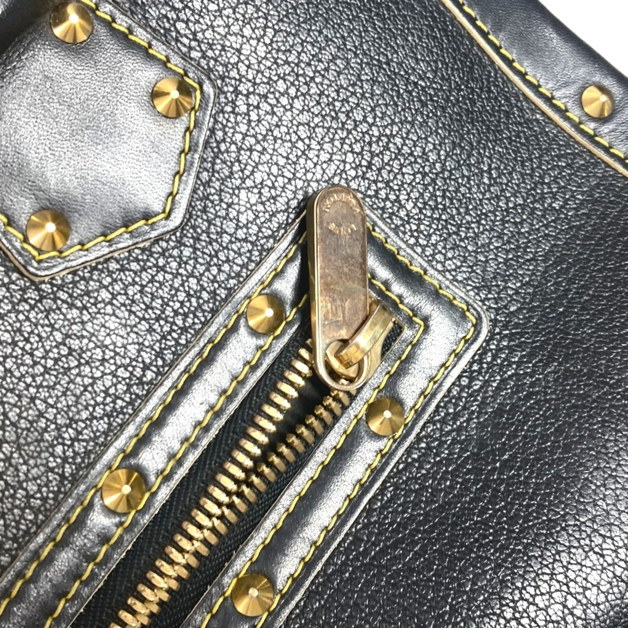 Louis Vuitton Suhali Black Suhali Leather Shoulder Bag Tote Bag (Pre-Owned)