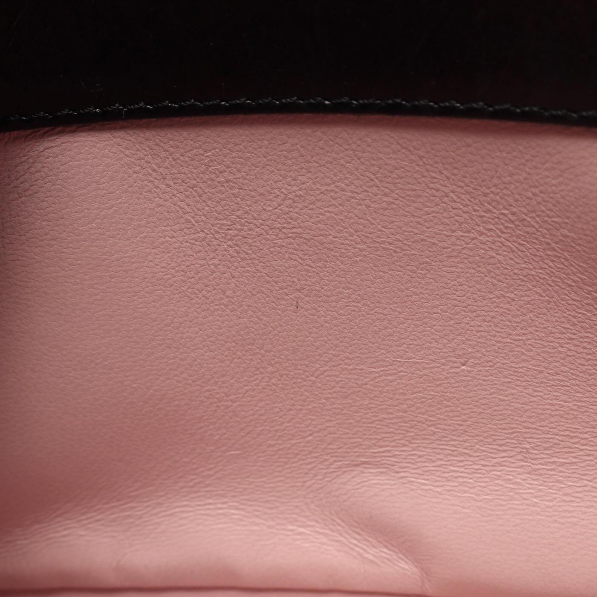 Chanel Black Leather Handbag Shoulder Bag (Pre-Owned)
