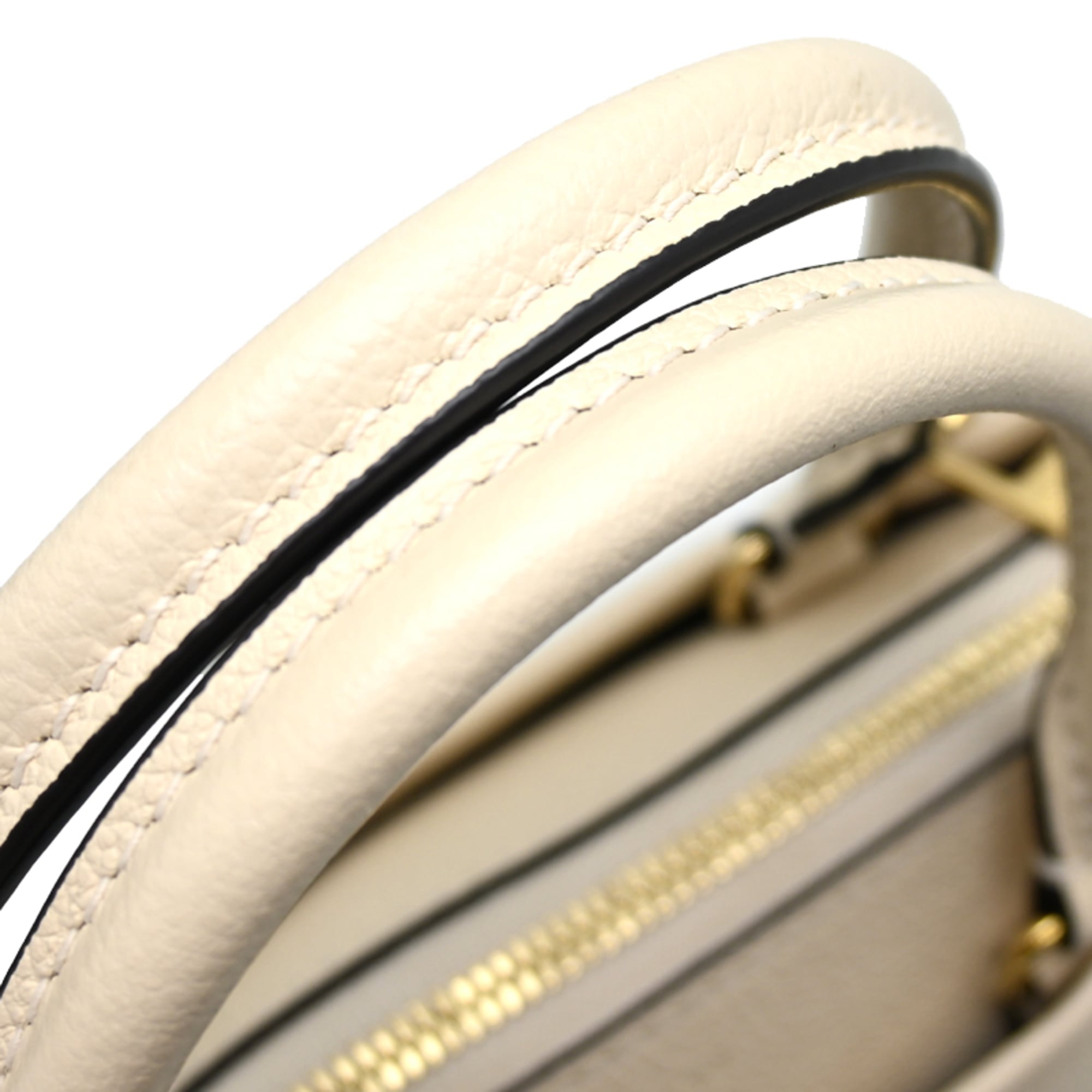Louis Vuitton Cream Monogram Empreinte Handbag (Pre-Owned)