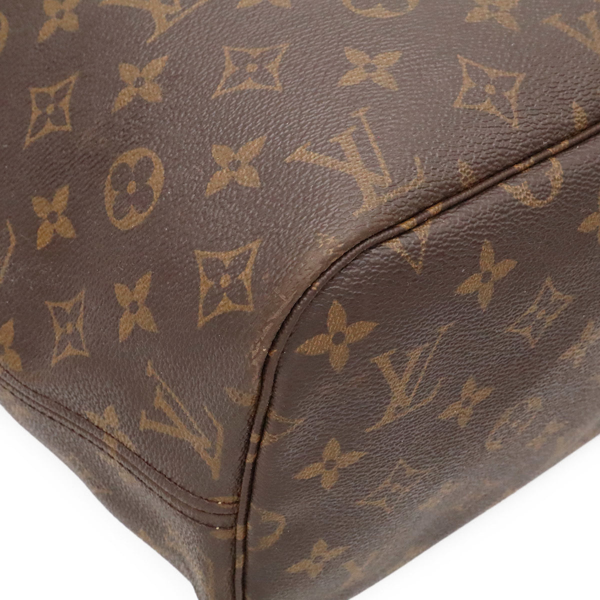 Louis Vuitton Brown Galle Monogram White Monogram Shoulder Bag Tote Bag (Pre-Owned)