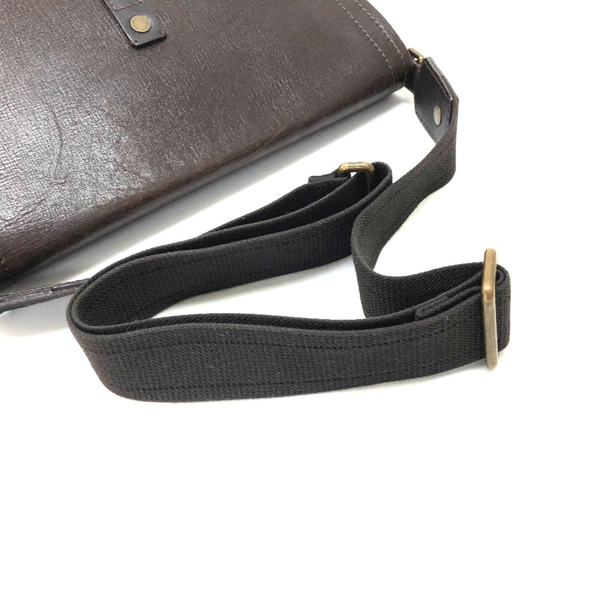 Louis Vuitton Brown Leather Shoulder Bag (Pre-Owned)